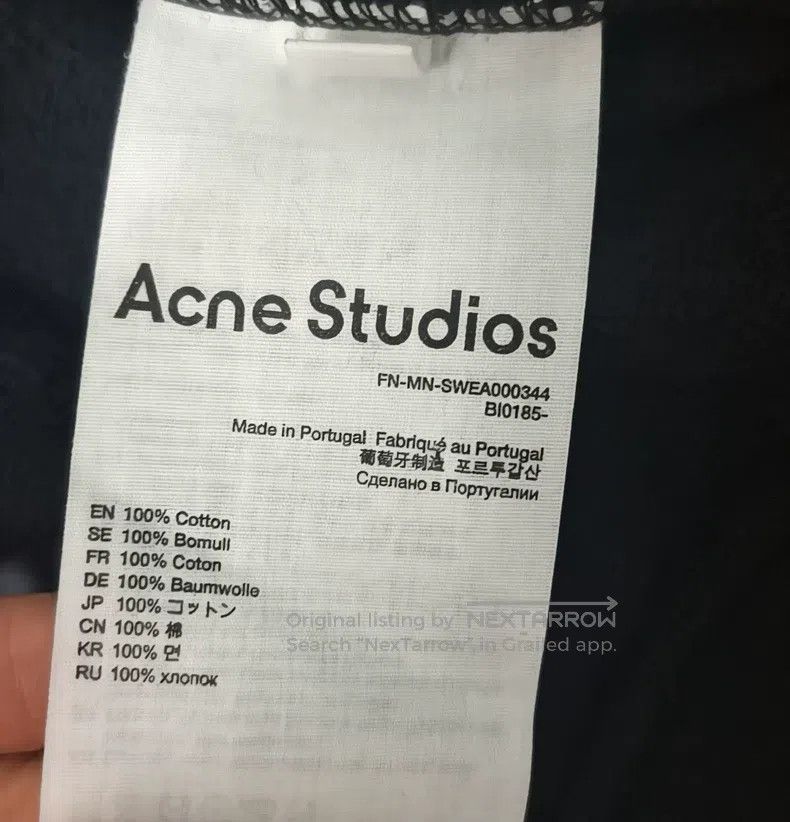 Acne Studios Acne Studios Glow-in-the-Dark Oversized Hoodie Size M / US 6-8 / IT 42-44 - 7 Thumbnail