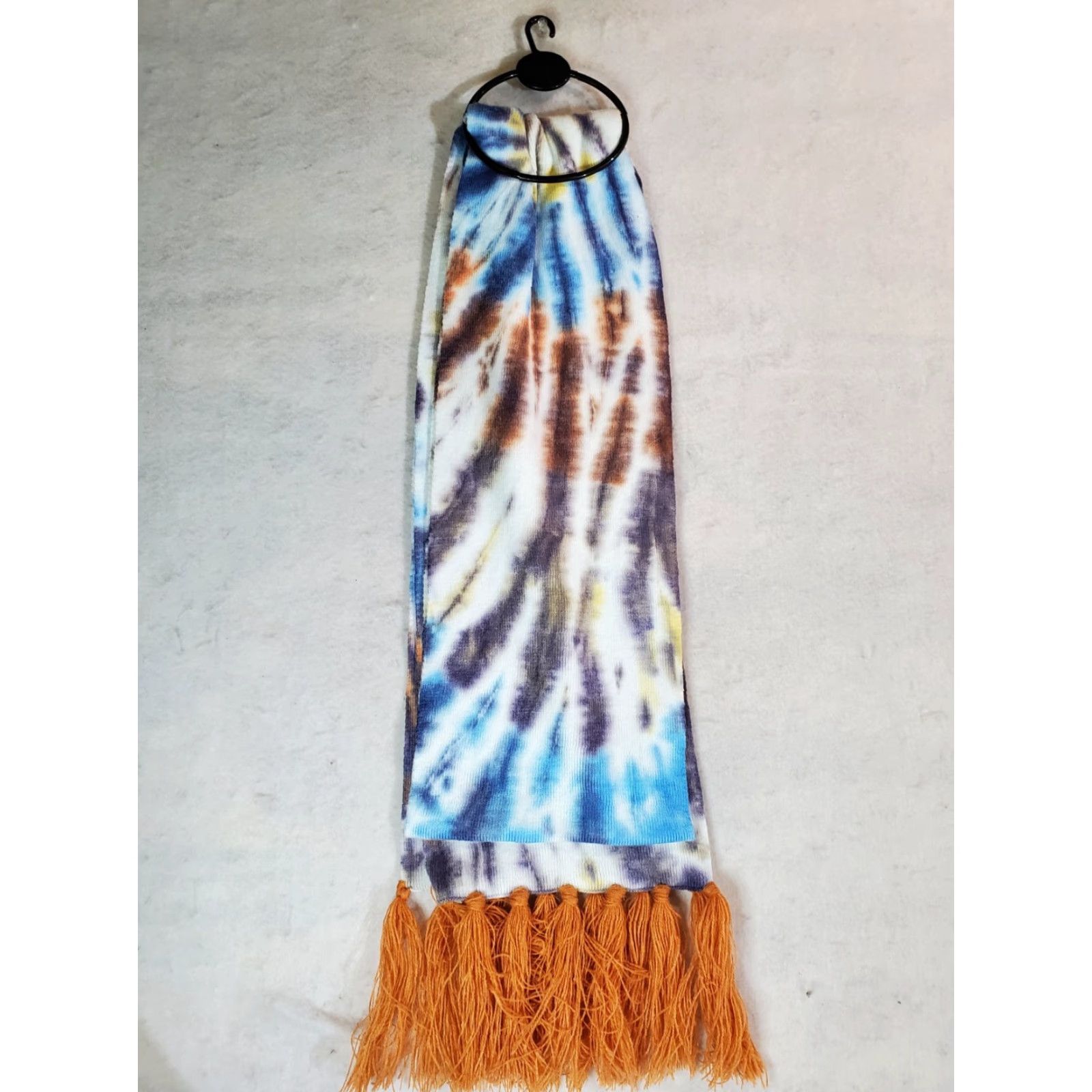 Logo 7 VINTAGE? No, not vintage. The item is NWT Space Jam A New Legacy SCARF - Tie Dye with Fringe & Embroidered Logo Size ONE SIZE - 6 Thumbnail