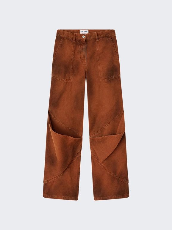 The Attico o1mle0526 Long Pants in Brown Size 26" / US 2 / IT 38 - 1 Thumbnail