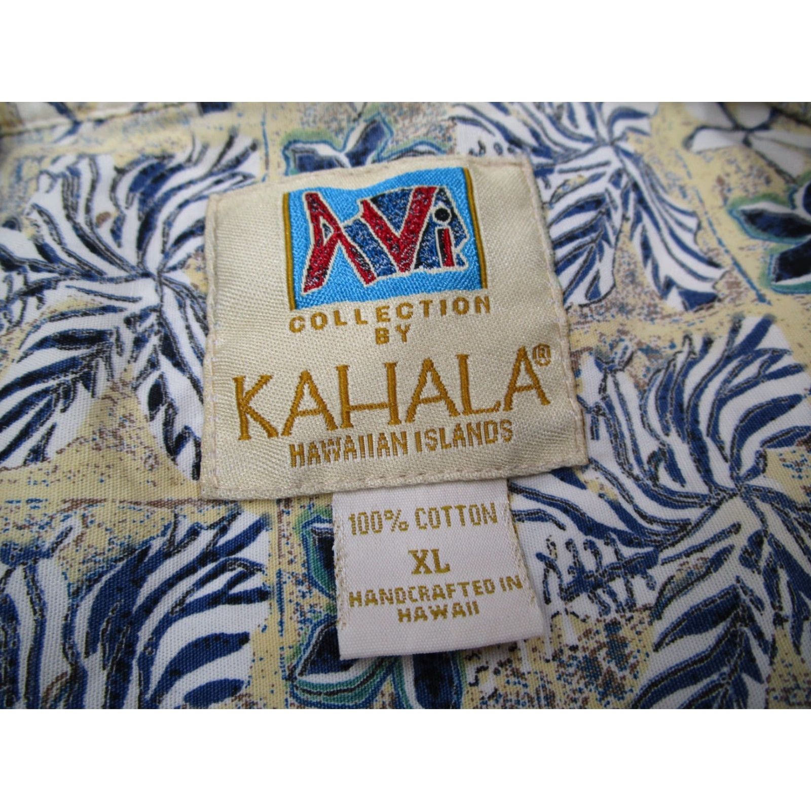 Vintage VINTAGE Kahala Avi Collection Shirt Mens XL Yellow Floral Button-Up Short Sleeve Hawaiian 100% Cotton Logo Embroidered Mens Size US XL / EU 56 / 4 - 3 Thumbnail