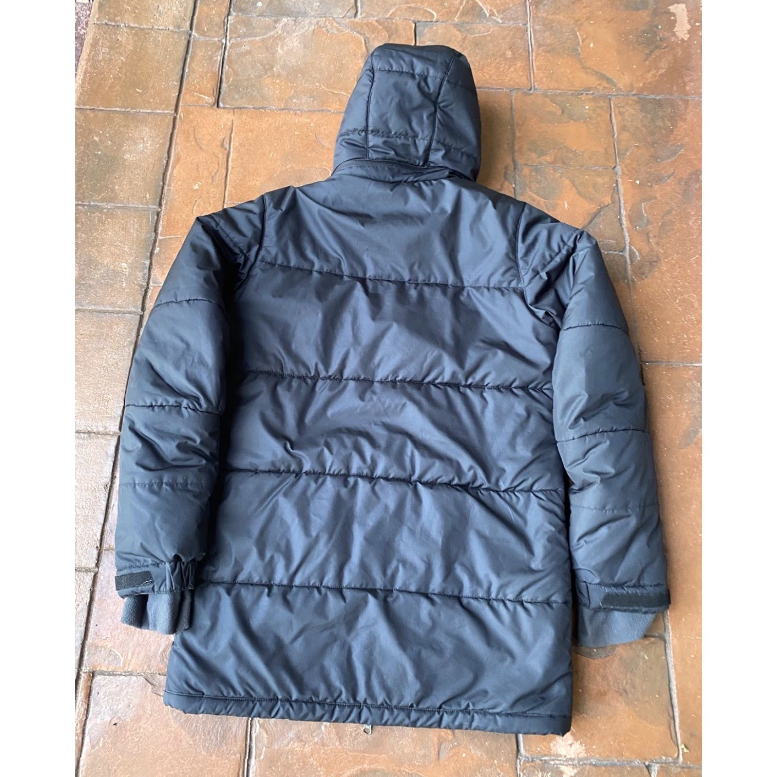 Nike VINTAGE Nike Storm-FIT Colgate University Swimming Windrunner Parka Jacket Men S Black Long Full Zip Hooded Winter Therma-FIT Size US S / EU 44-46 / 1 - 3 Thumbnail