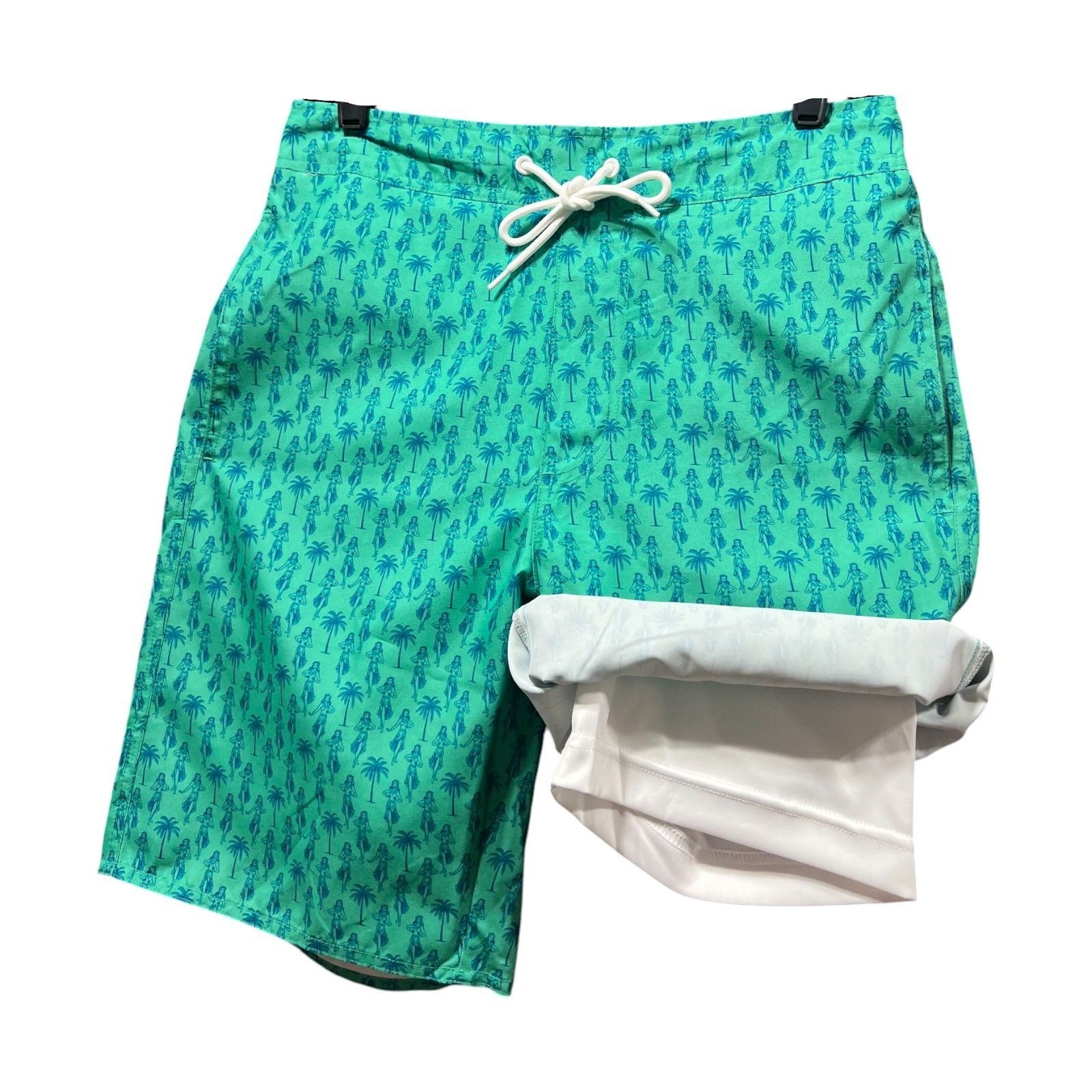 Other St. John's Bay - Men's Board Shorts - 9" Inseam - Green Hula Size ONE SIZE - 16 Thumbnail
