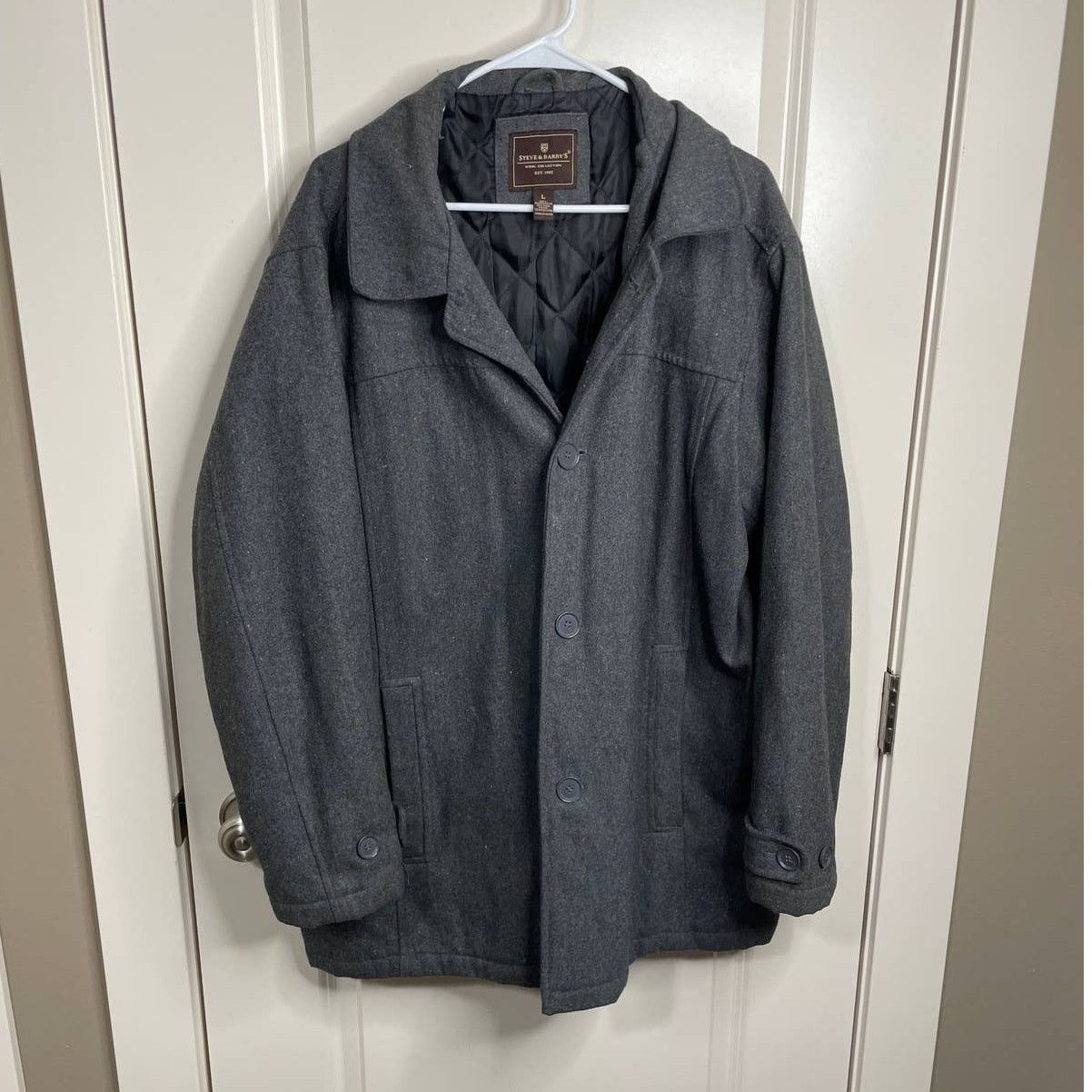 Other Steve & Barry's Gray Winter Coat Size Large Size L / US 10 / IT 46 - 1 Thumbnail
