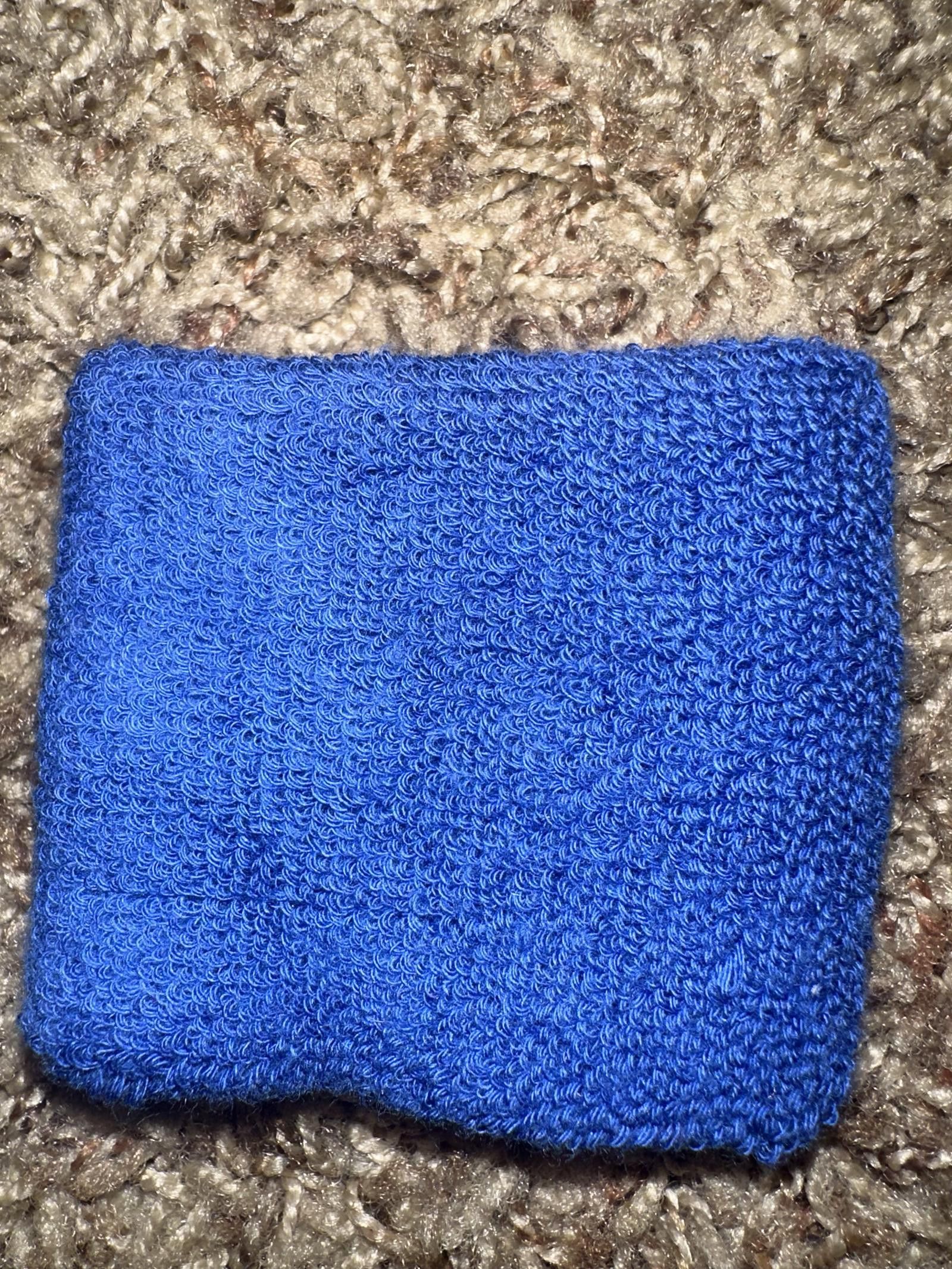 Nike Nike Swoosh 3” Blue Wristbands Size ONE SIZE - 3 Thumbnail