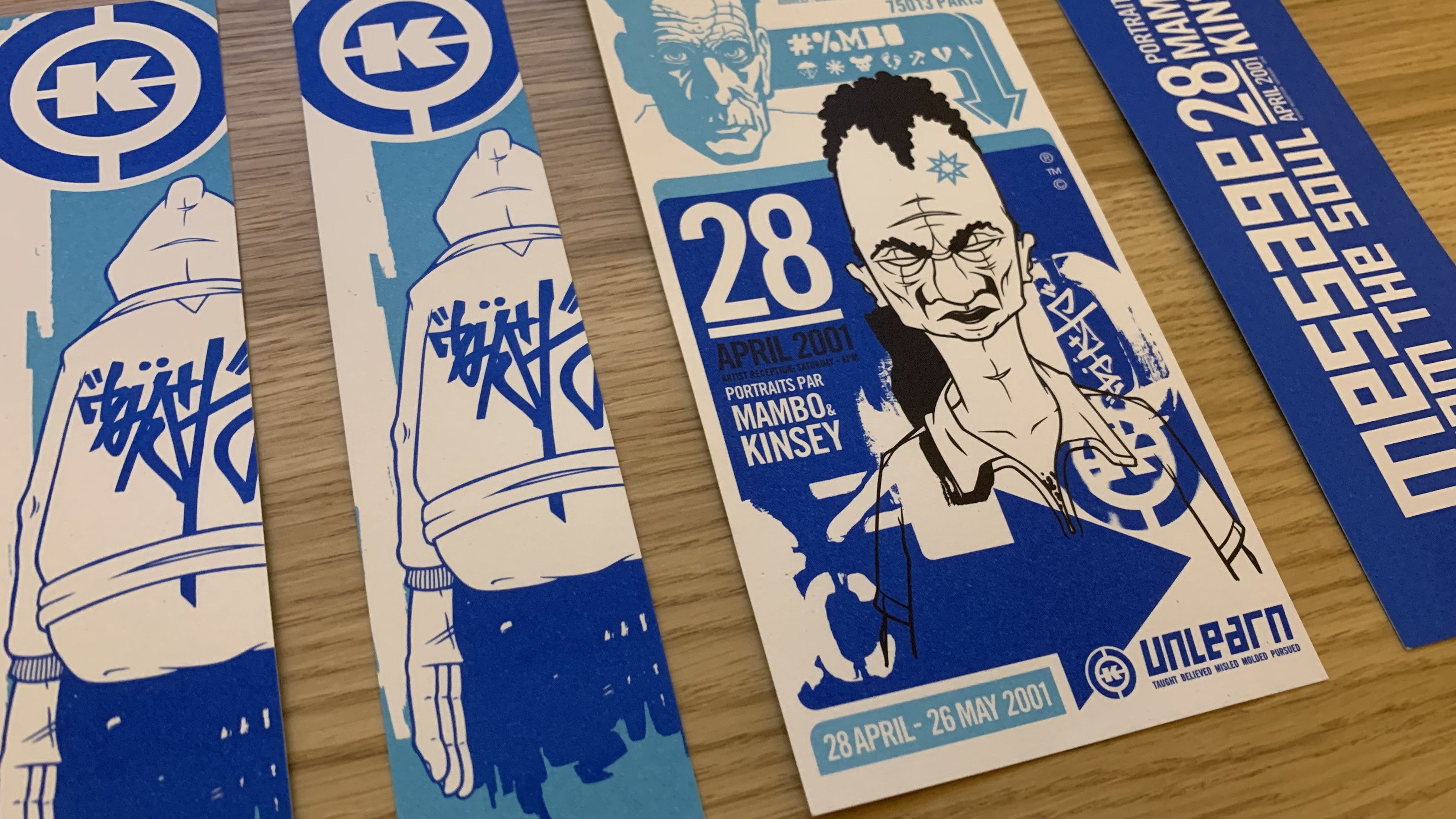Other Dave Kinsey invitation & flyer for 2001 exhibition. Size ONE SIZE - 3 Thumbnail