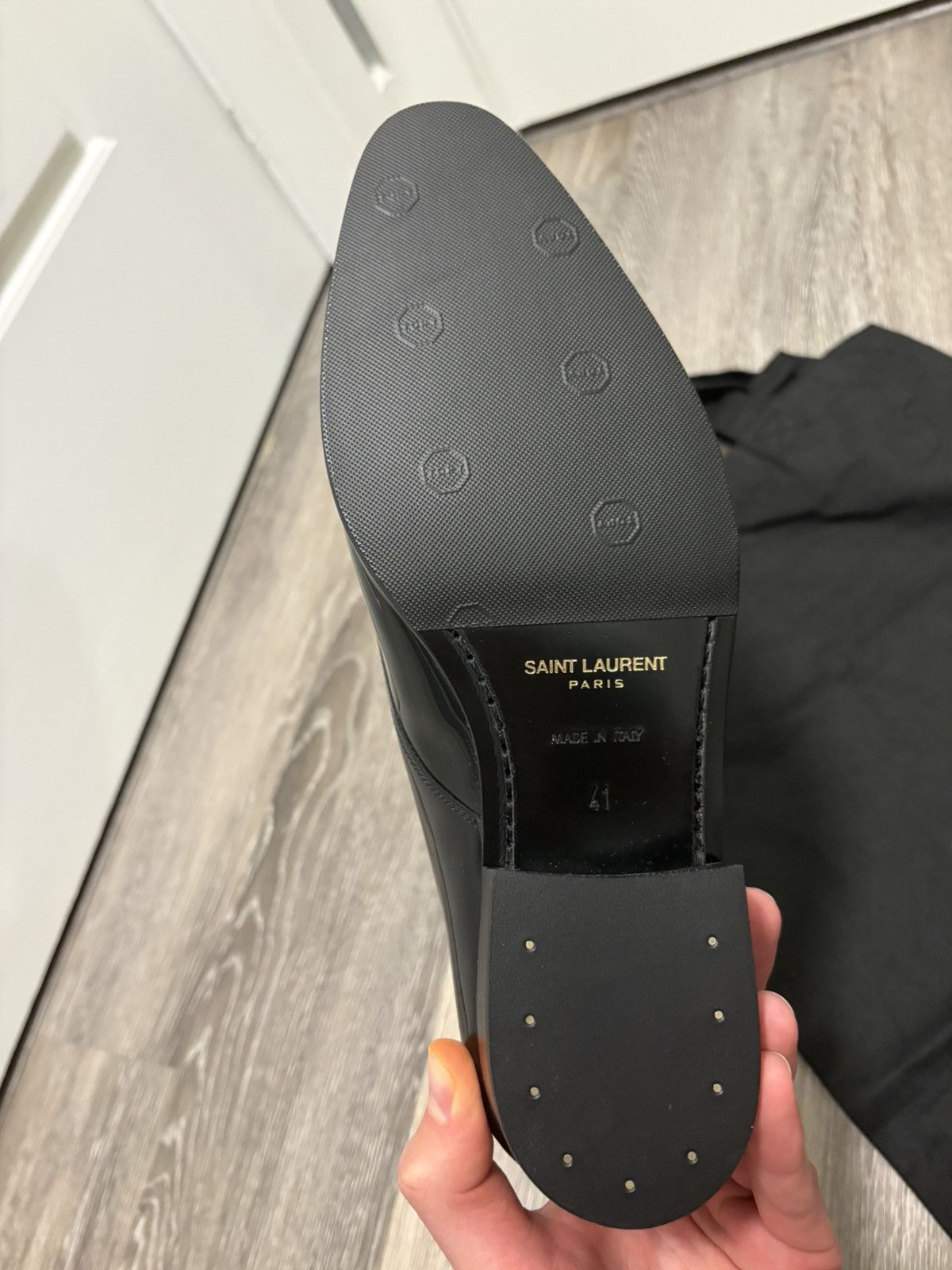 Saint Laurent Paris Saint Laurent Paris Patent leather derbies size 41 Size US 8 / EU 41 - 7 Thumbnail