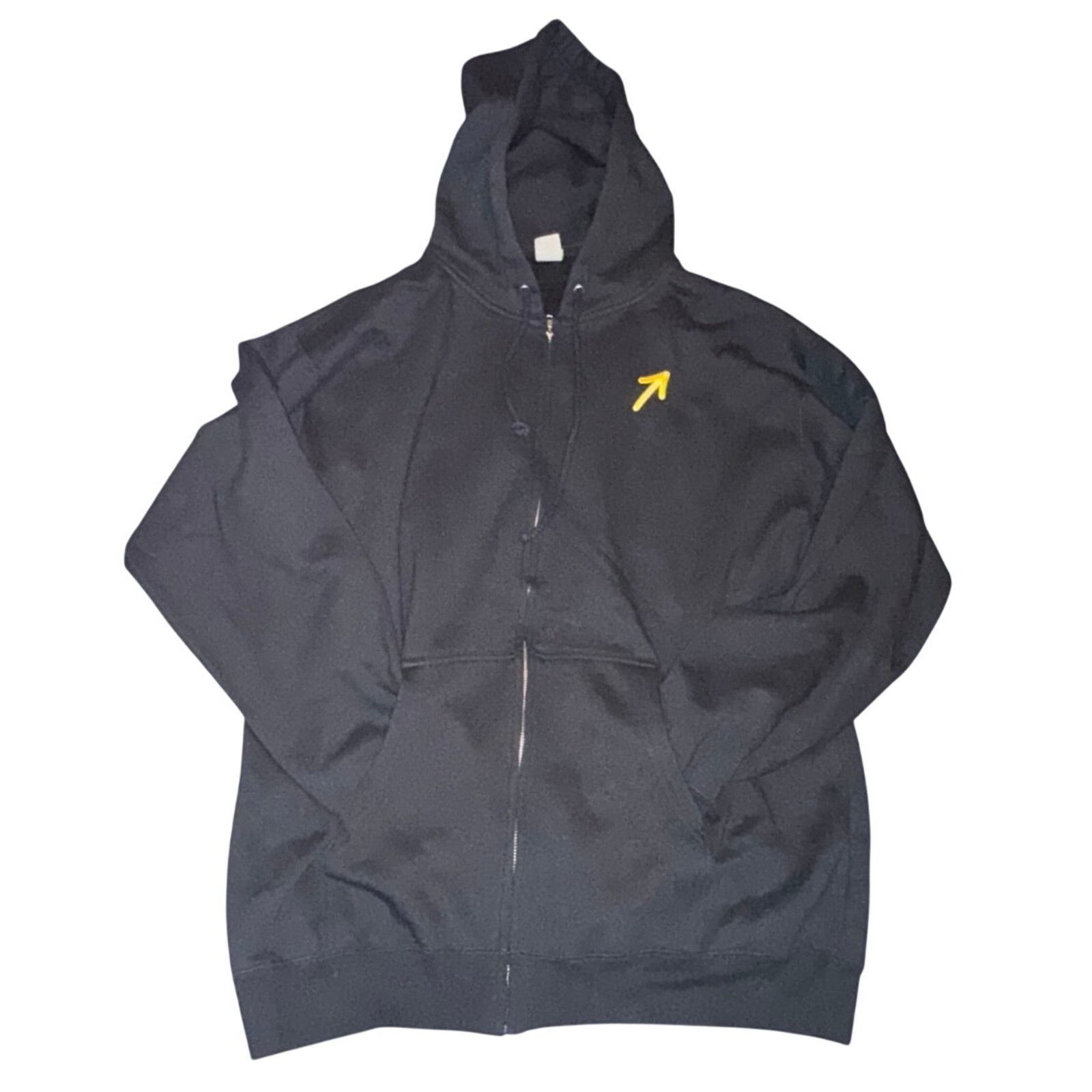 MTV2 Logo 2005 Zip Hoodie Unisex Oversized Medium Vintage