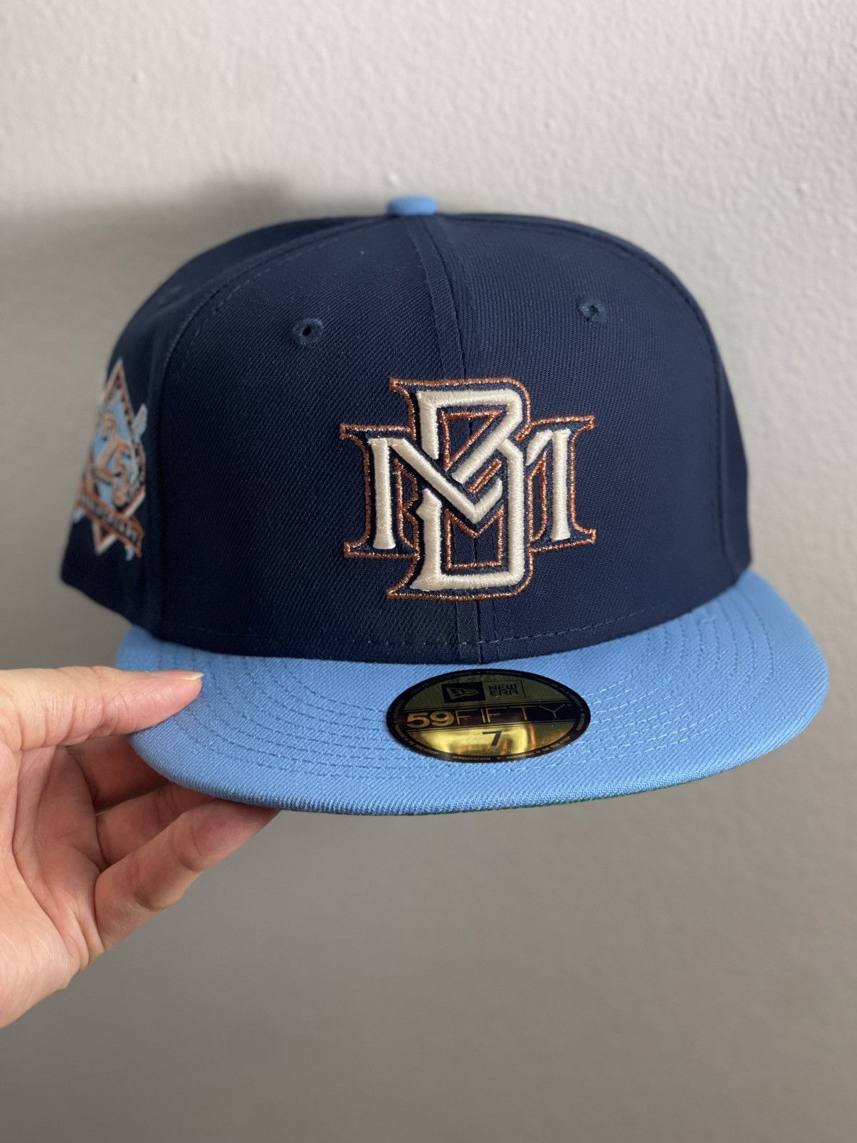 Hat Club × MLB × New Era 7 Hat Club Exclusive “Blue Moon” Milwaukee Brewers Size ONE SIZE - 2 Thumbnail