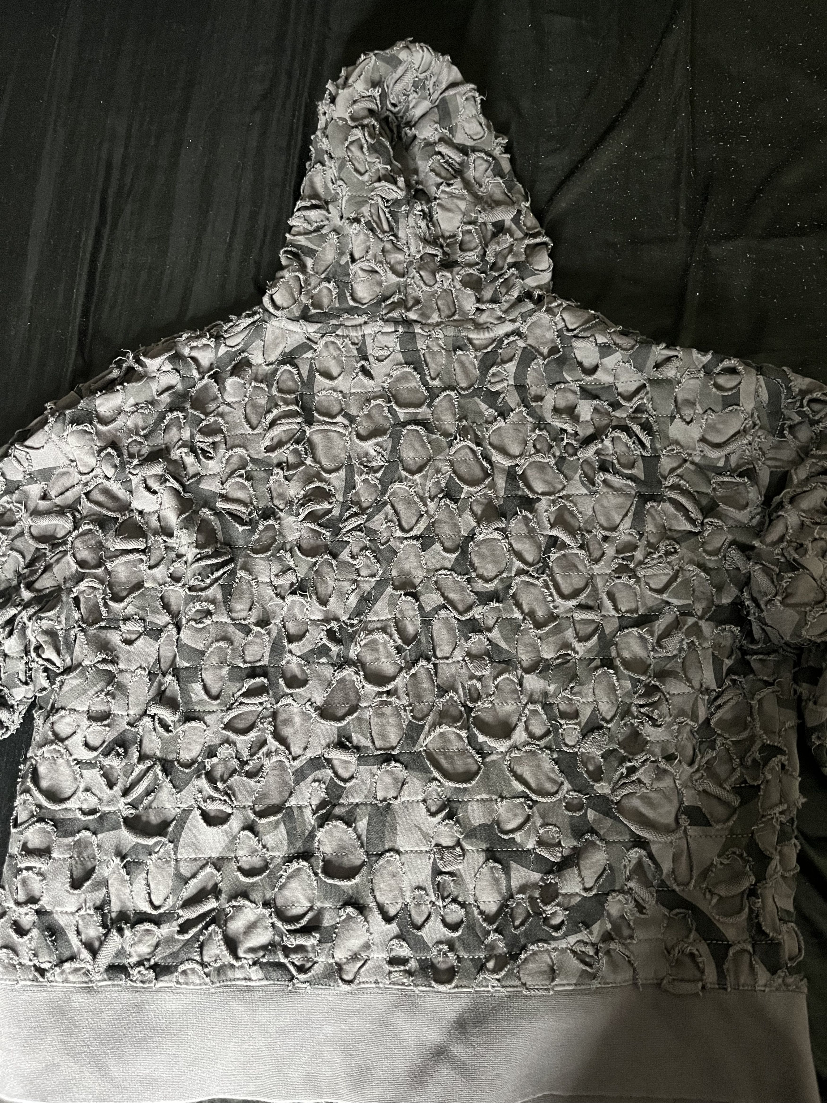 Revenge Revenge Boro R-camo distressed full zip hoodie Size US M / EU 48-50 / 2 - 10 Thumbnail