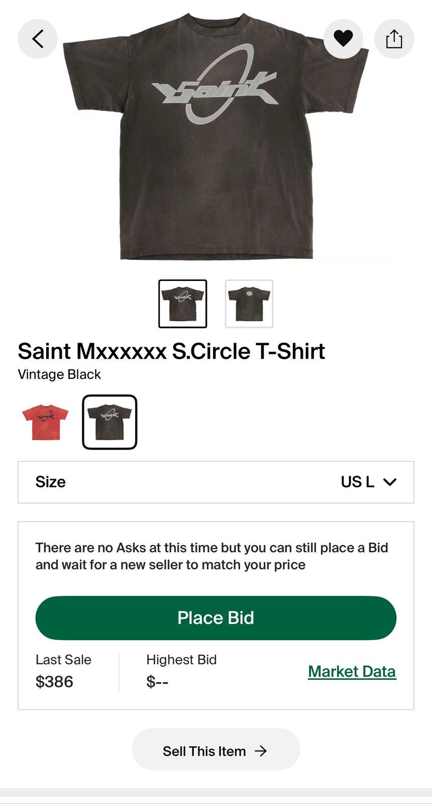 Saint Michael Saint Michael “Bjork” Logo Tee Size US XL / EU 56 / 4 - 6 Thumbnail