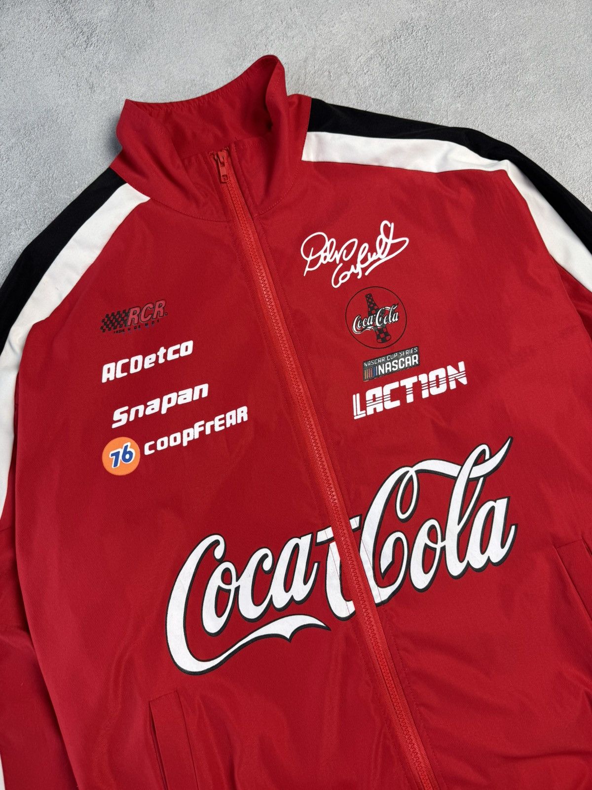 Other Coca Cola NASCAR Zip Up Bomber Jacket Size US M / EU 48-50 / 2 - 3 Thumbnail