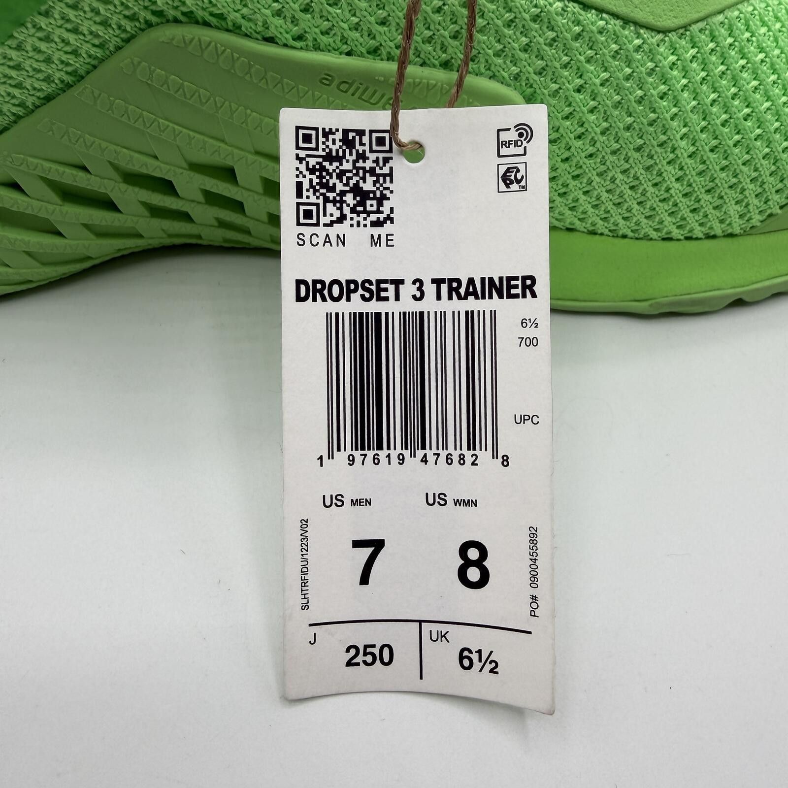 Adidas Adidas Dropset 3 Trainer Bright Green Lime Men Size 7 JR1666 Size US 7 / EU 40 - 7 Thumbnail