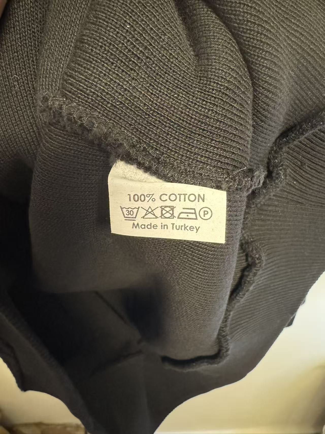 Dries Van Noten Reversed Black Cotton Sweatshirt Size US M / EU 48-50 / 2 - 4 Thumbnail