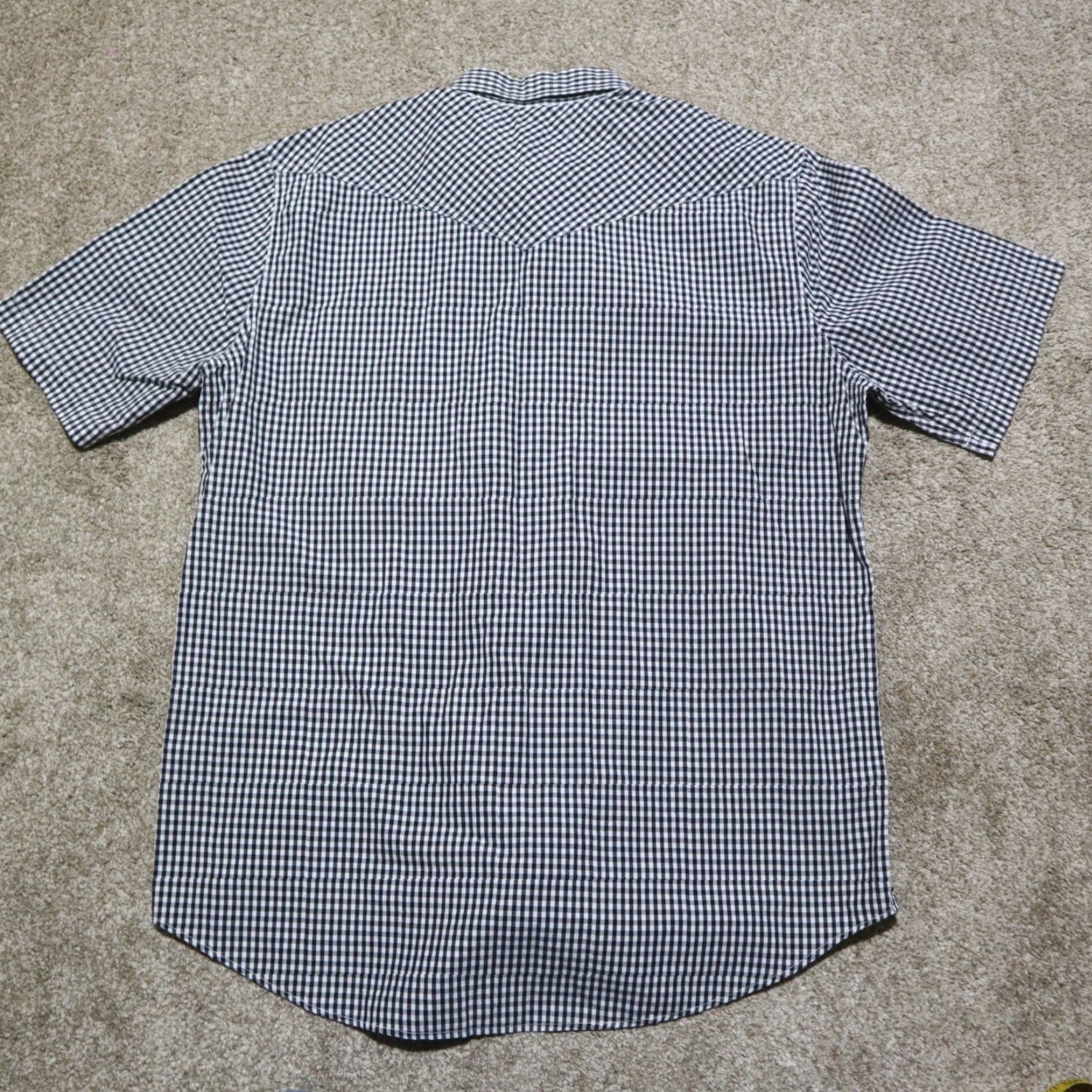 Tommy Hilfiger VINTAGE Tommy Hilfiger Men’s Plaid Button-Down Shirt Large Black White Classic Fit Mens Size US L / EU 52-54 / 3 - 7 Thumbnail