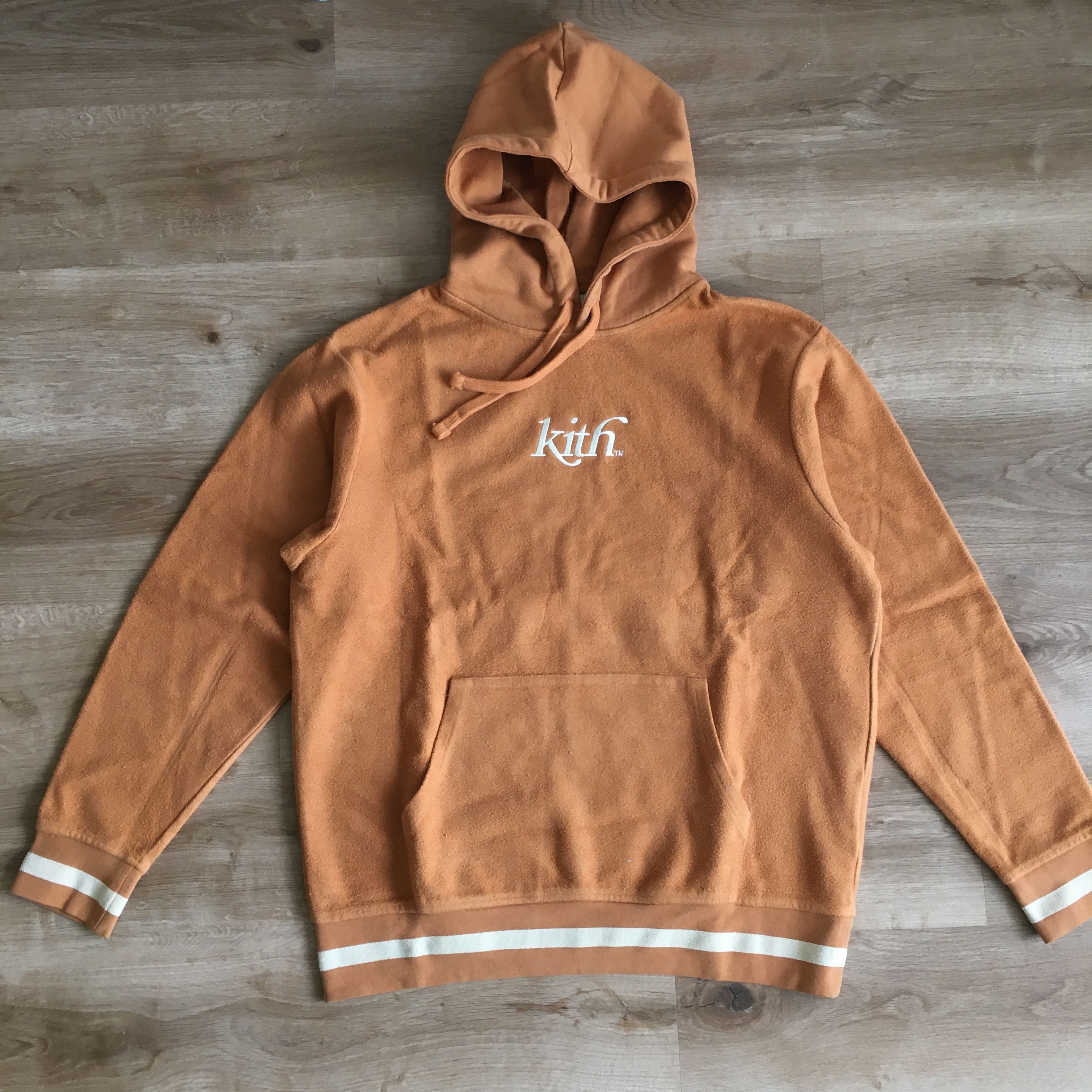 Kith Reverse Williams Hoodie Burnt Umber | Grailed