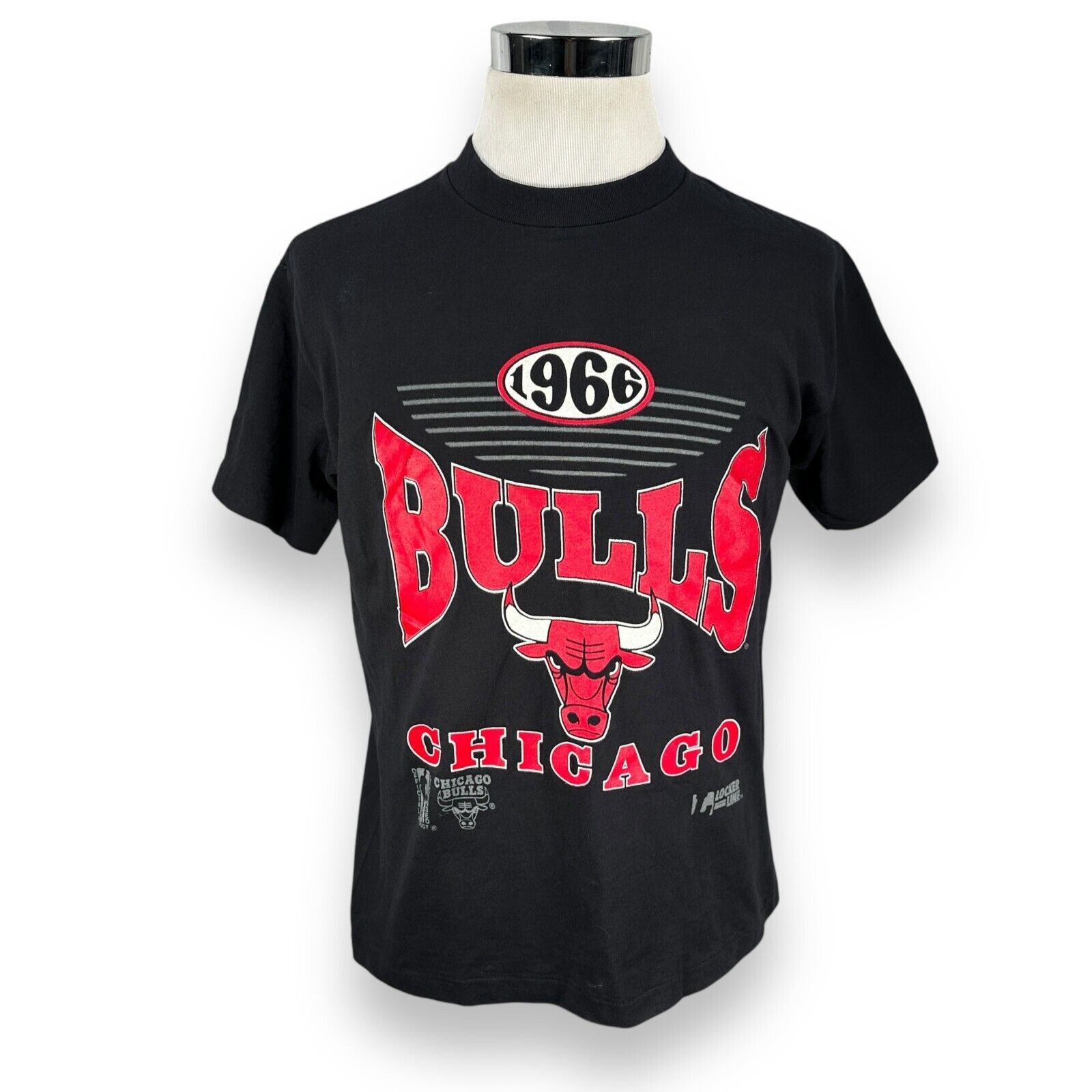 NBA Vintage Chicago Bulls T-Shirt Men’s Medium Black Tee USA 90s Size US M / EU 48-50 / 2 - 1 Thumbnail
