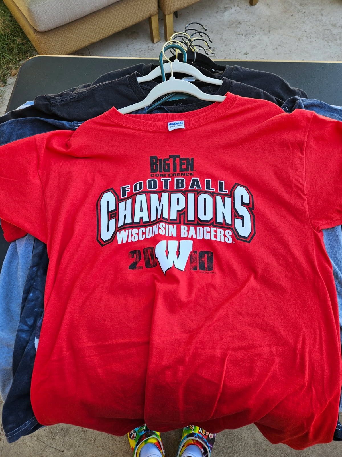 Gildan Wisconsin Badgers Big Ten champions Gildan Tee Size US L / EU 52-54 / 3 - 1 Thumbnail