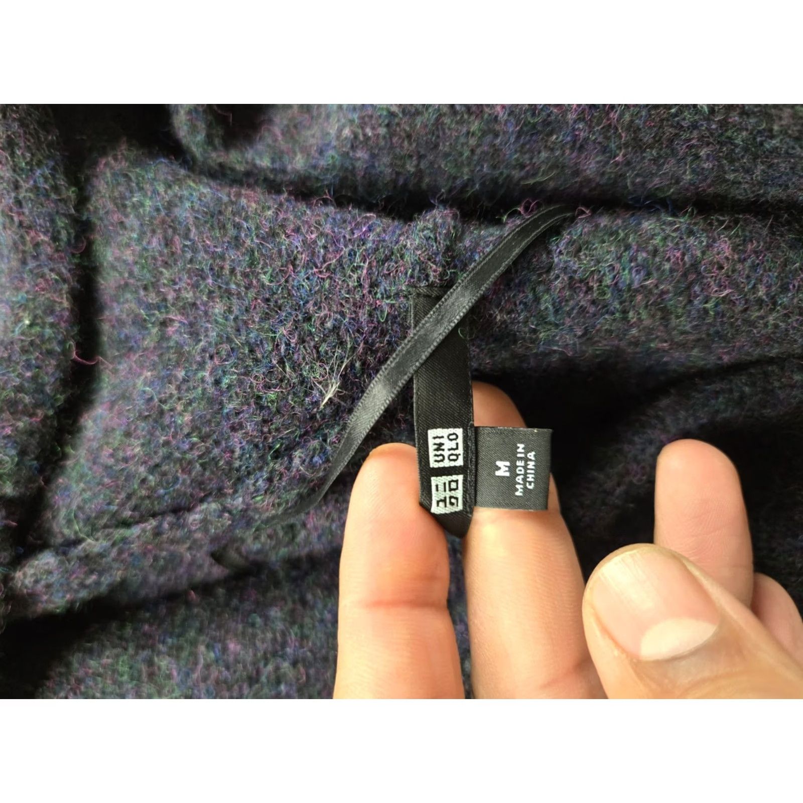 Uniqlo Uniqlo Cardigan Sweater Hooded Medium Womens Purple Wool Pockets Casual Size M / US 6-8 / IT 42-44 - 5 Thumbnail