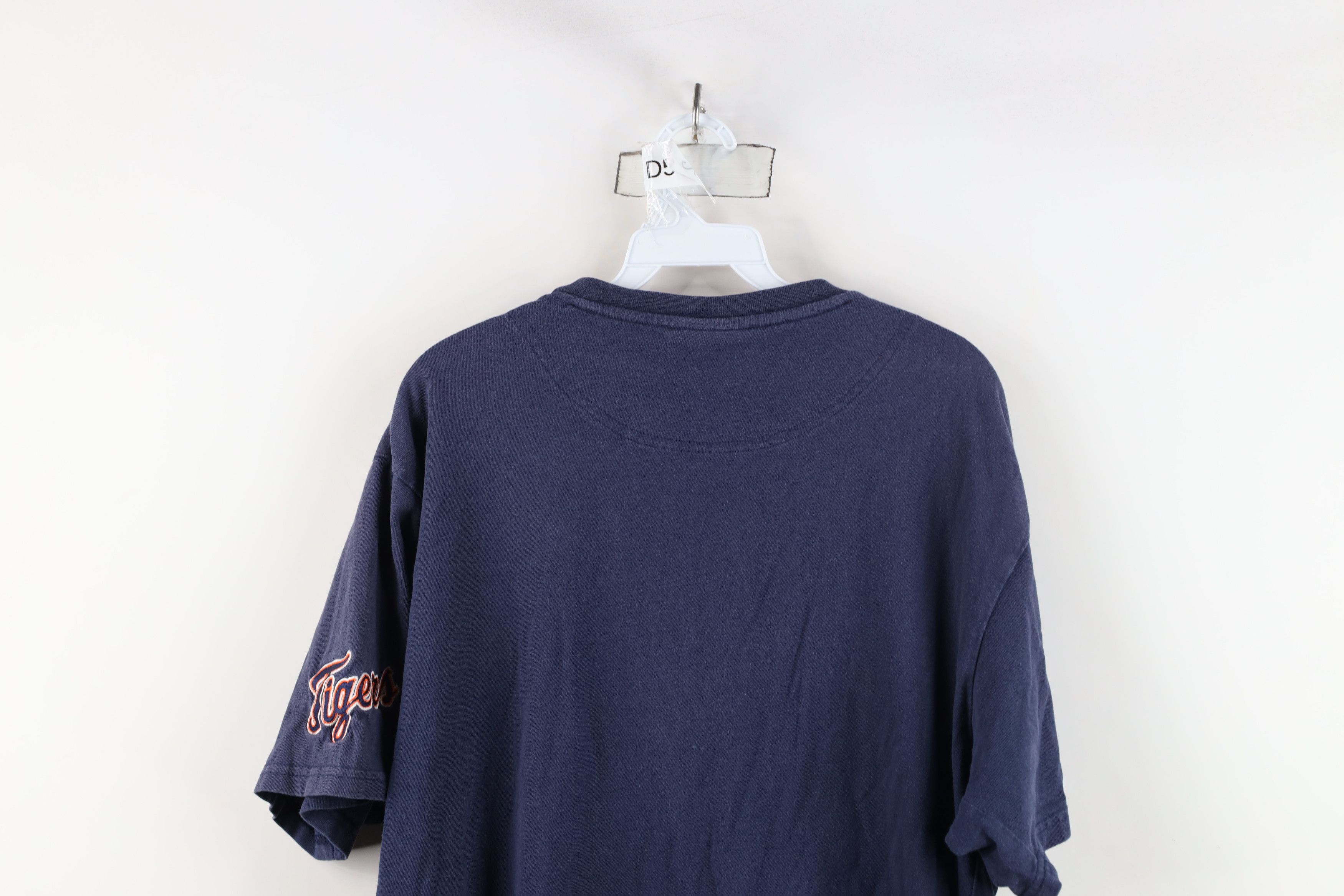 Nike × Vintage Vintage Nike Swoosh Detroit Tigers Baseball T-Shirt Blue Size US M / EU 48-50 / 2 - 13 Thumbnail