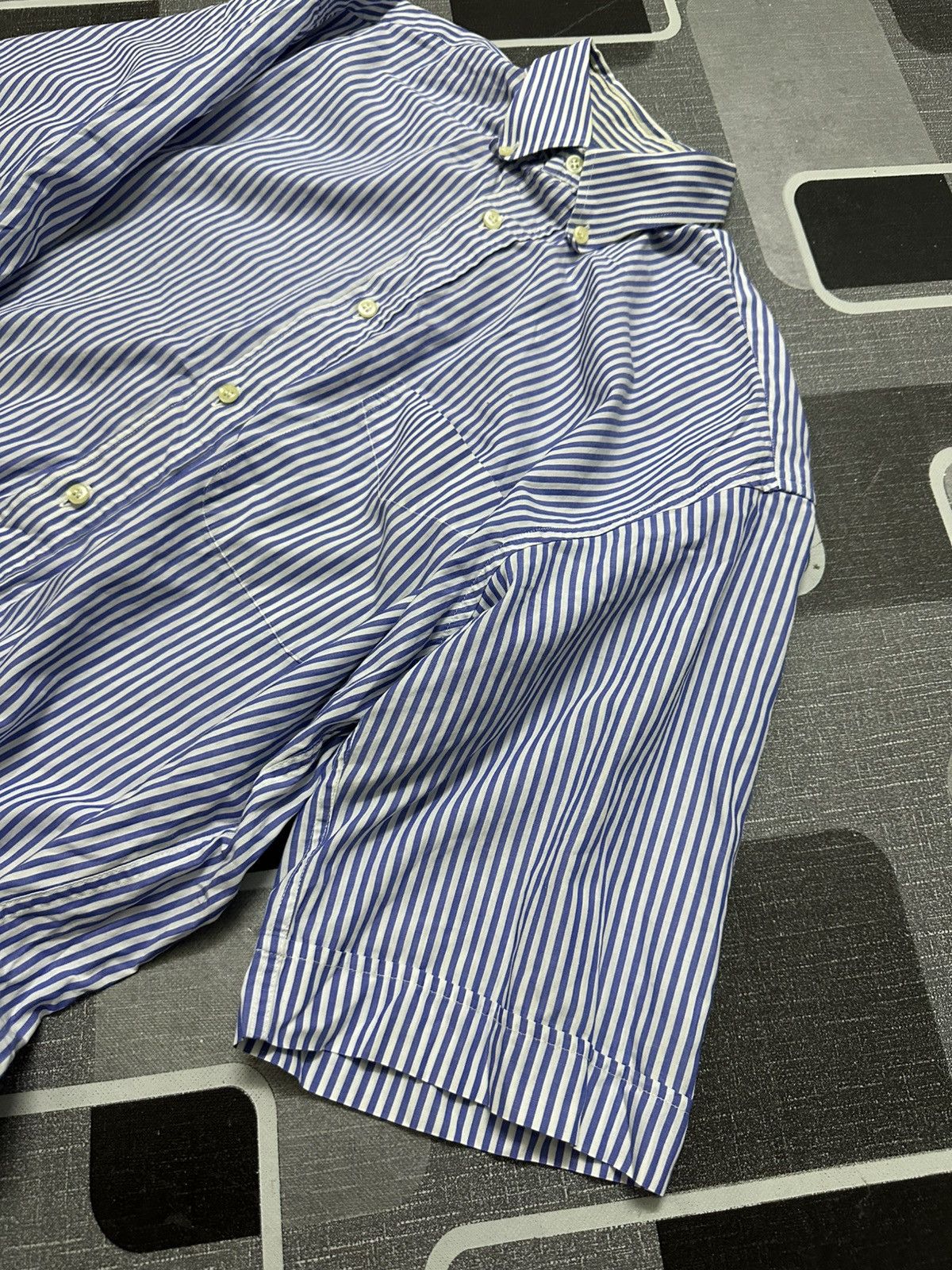 Burberry 1990-Burberry 38-15 Made in France Button-Up Size US M / EU 48-50 / 2 - 10 Thumbnail