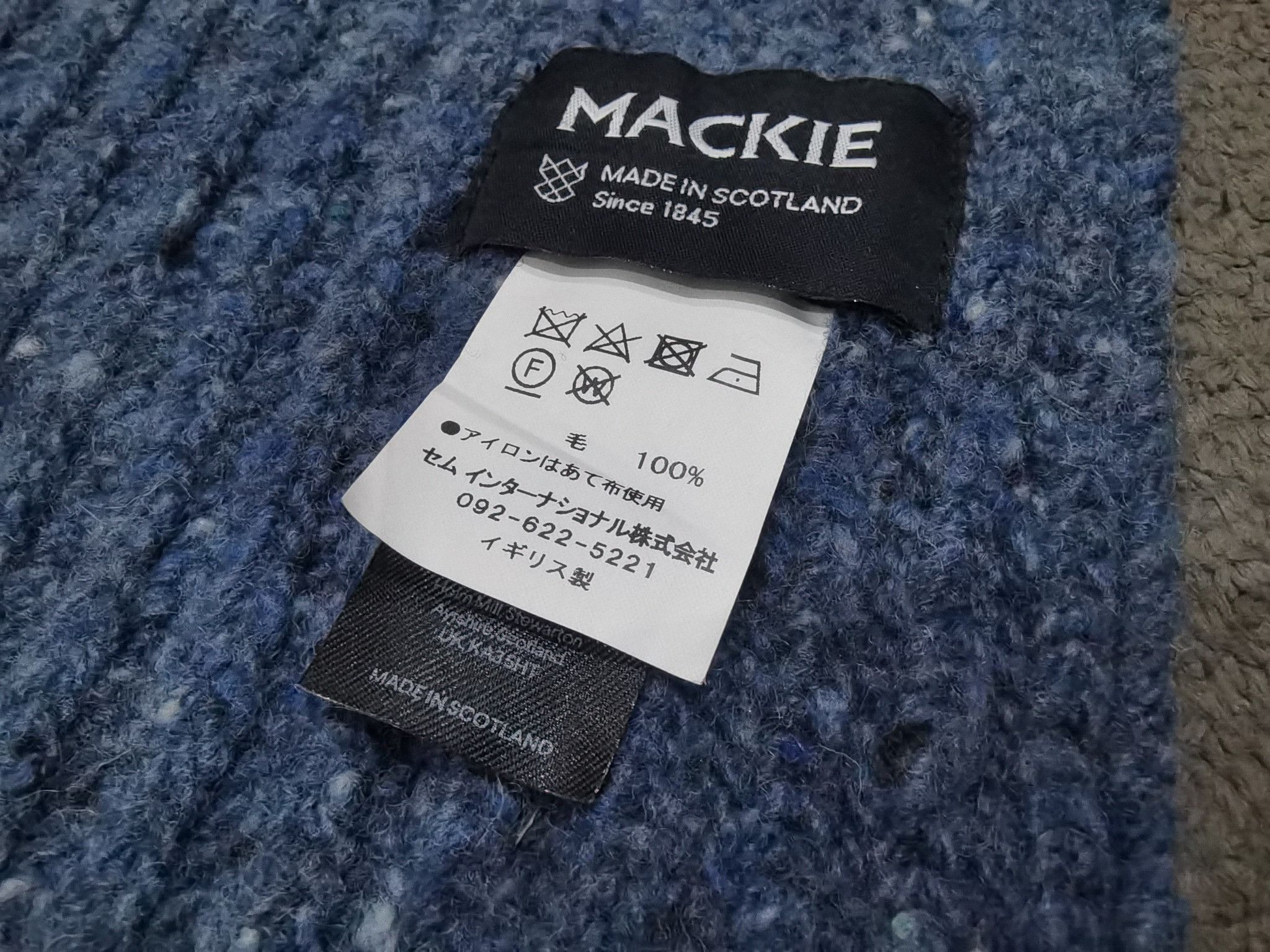 Other MACKIE 1845 luxury wool MUFFLER Size ONE SIZE - 3 Thumbnail