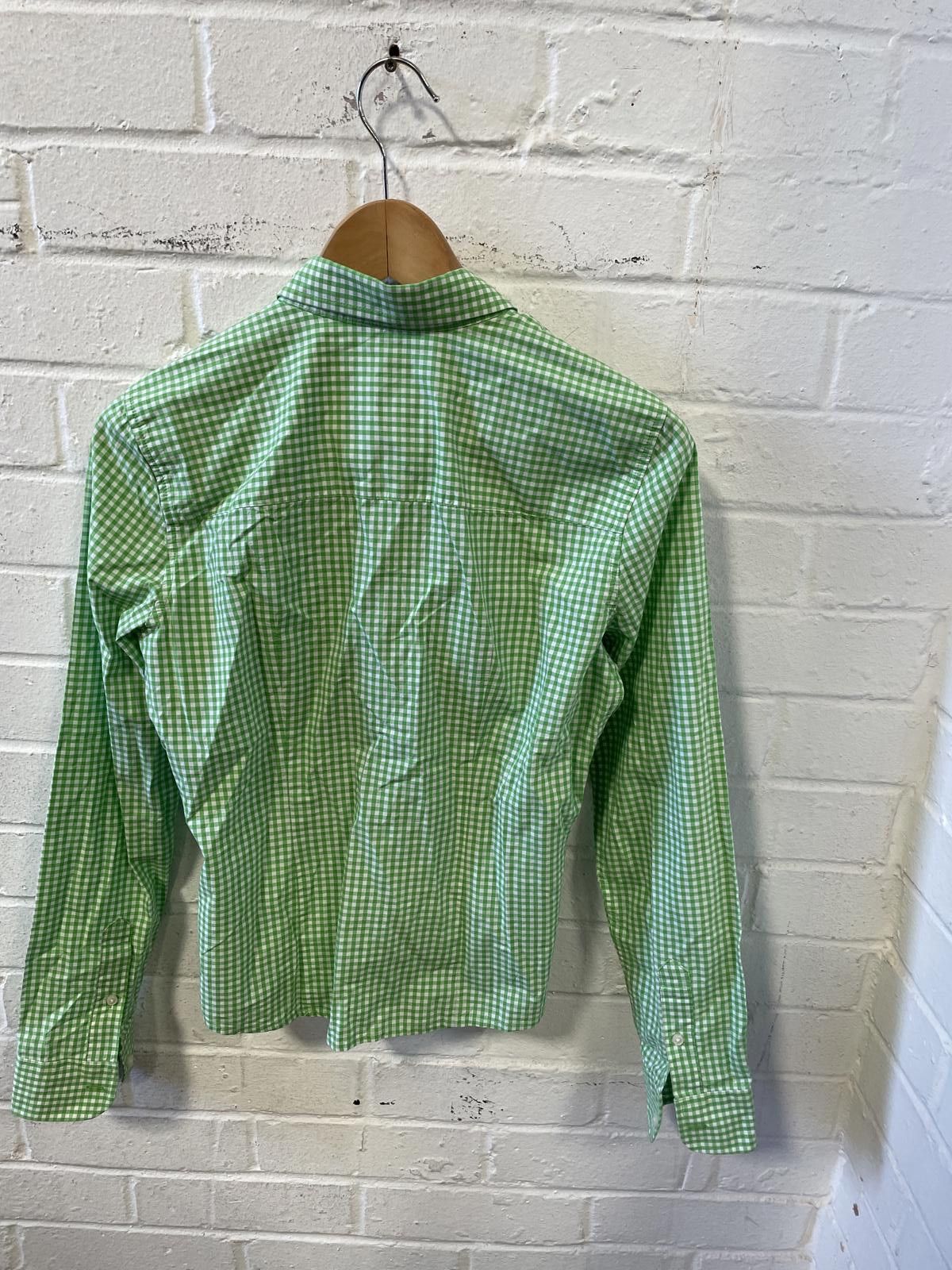Abercrombie & Fitch Abercrombie & Fitch Men's Green Gingham Casual Shirt Size S Size US S / EU 44-46 / 1 - 2 Thumbnail