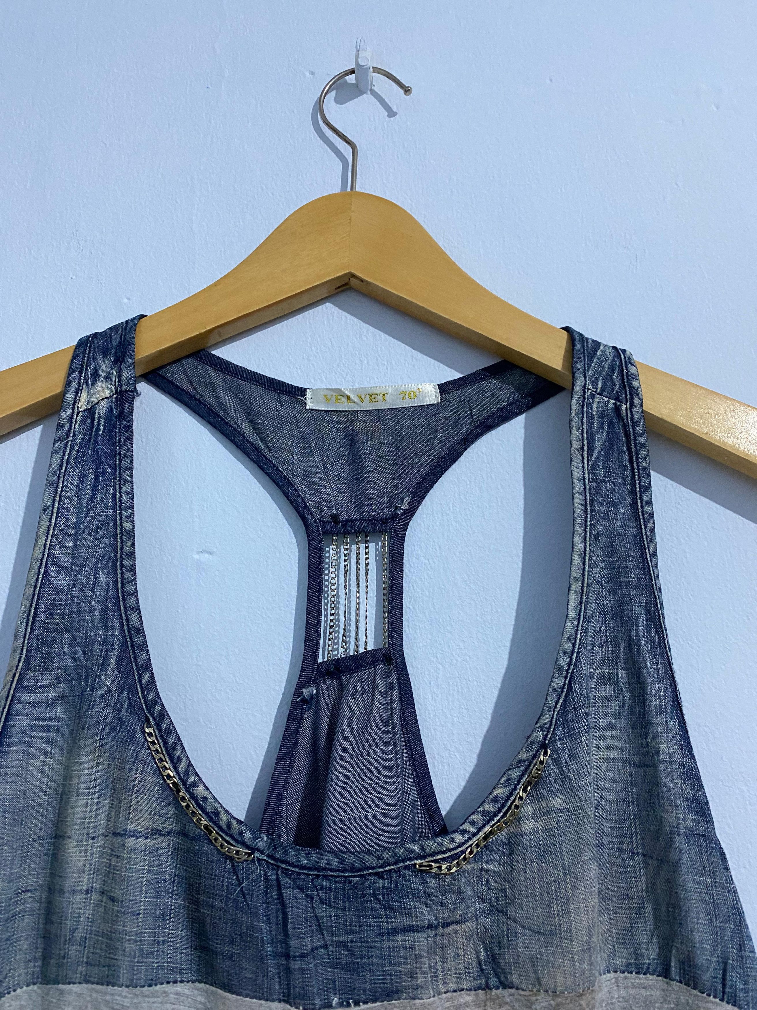 Japanese Brand Japanese Velvet 70' Skull Swarovski tank-top Size US M / EU 48-50 / 2 - 3 Thumbnail