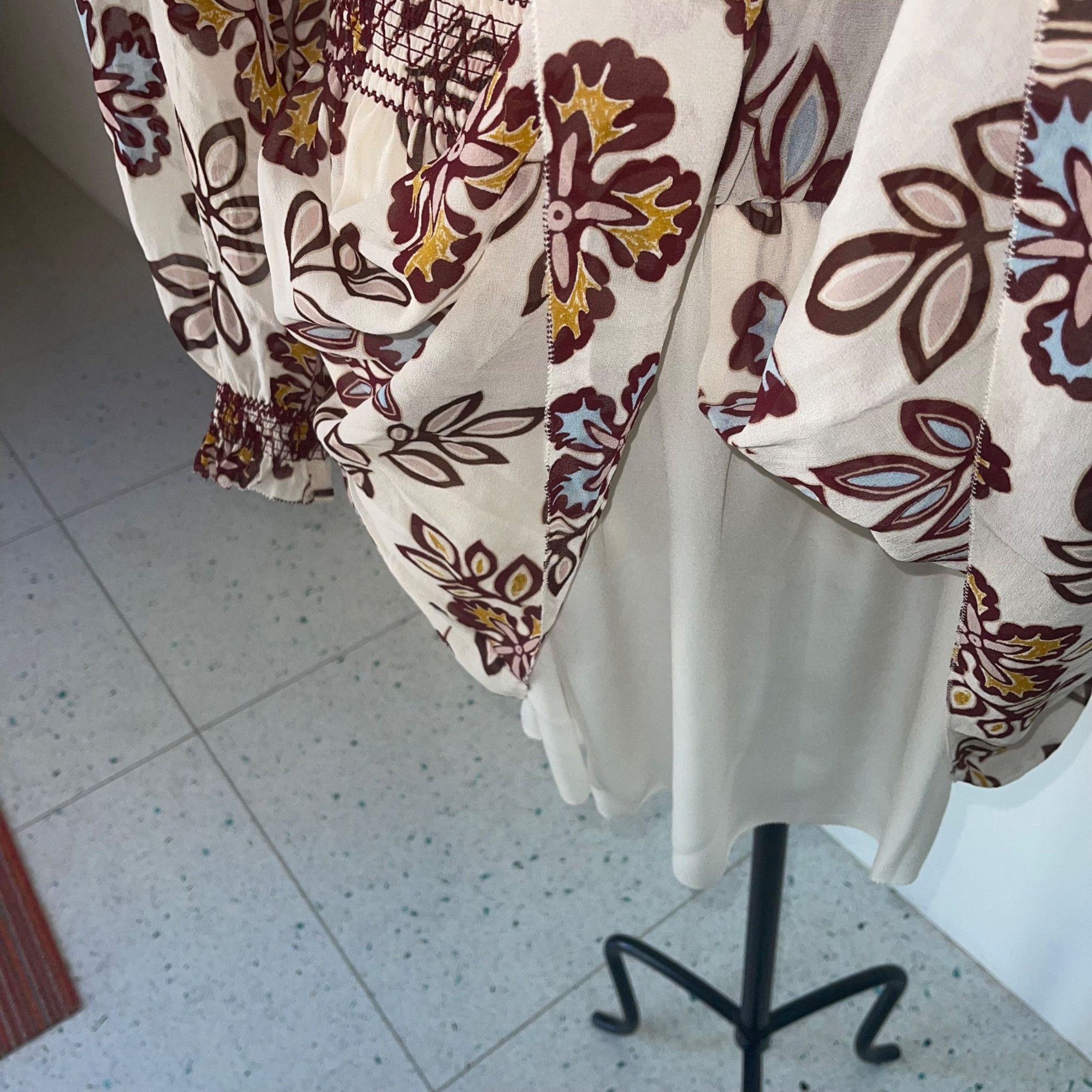 Tory Burch Tory Burch Womens Dress Size 10 Cream Size L / US 10 / IT 46 - 7 Thumbnail