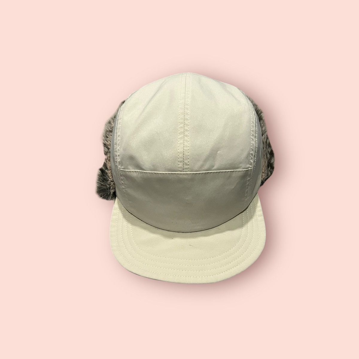 GU × Japanese Brand × Jun Takahashi VINTAGE GU 5 PANEL TRAPPER HAT Size ONE SIZE - 4 Thumbnail