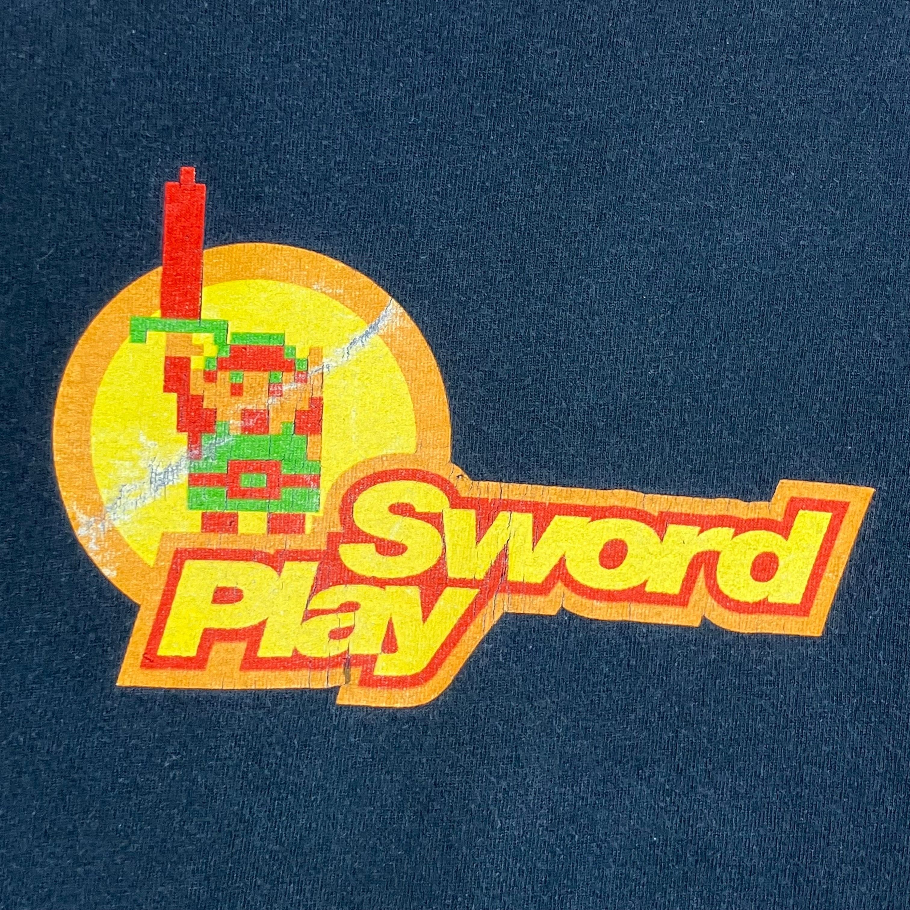 Nintendo × Vintage Vintage Y2K Nintendo Sword Play Tee Size L Size US L / EU 52-54 / 3 - 5 Thumbnail