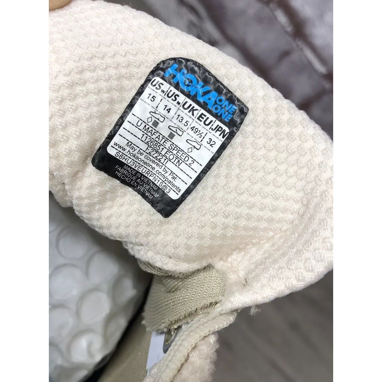 Hoka Hoka One Mafate Speed 2 Eggnog Gray Mesh Neon Yellow Running Size US 14 / EU 47 - 10 Thumbnail