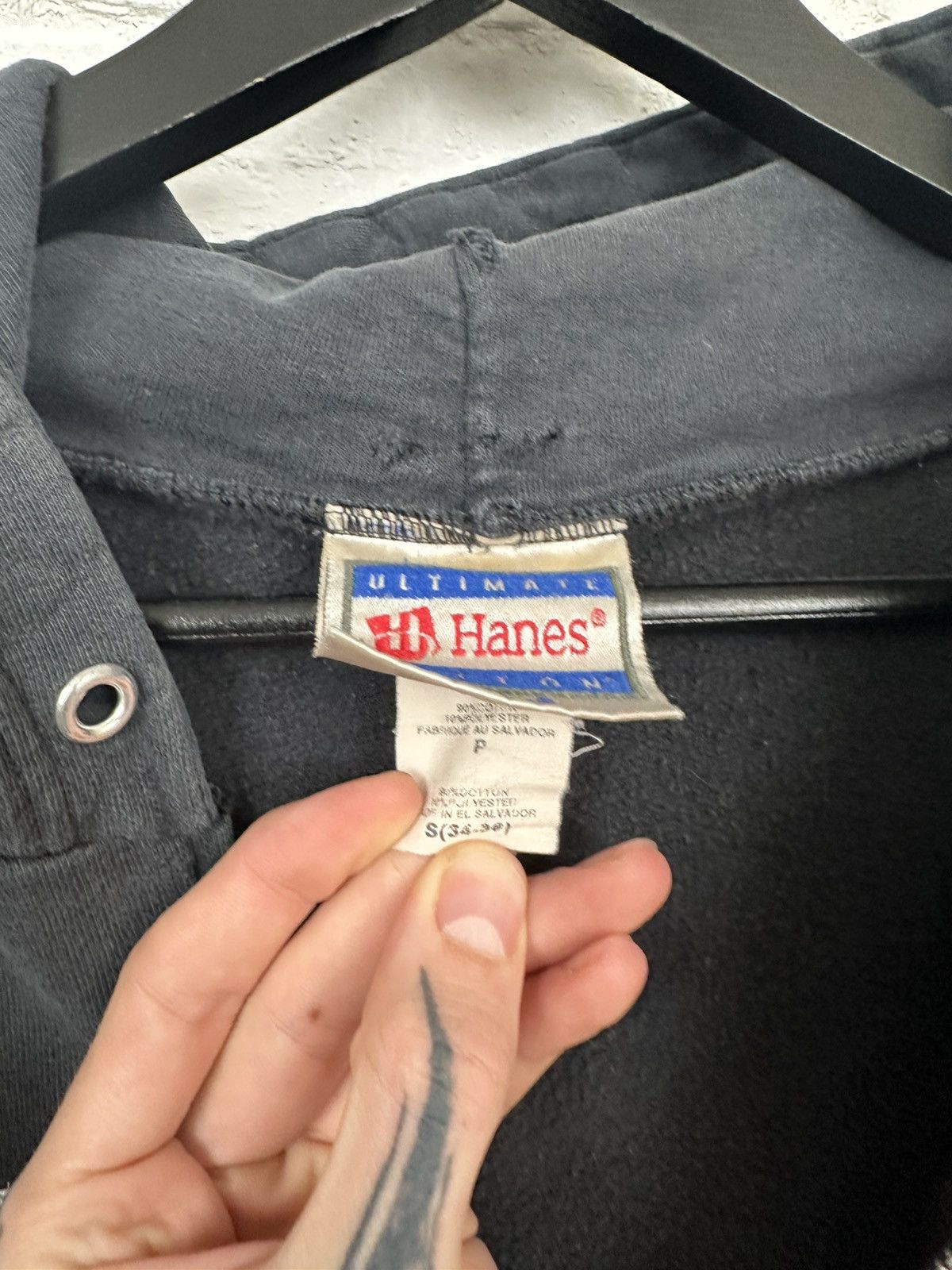 Hanes (S) SEX & CANDY THRASHED Vintage Zip Up Hanes Hoodie Size US S / EU 44-46 / 1 - 10 Thumbnail