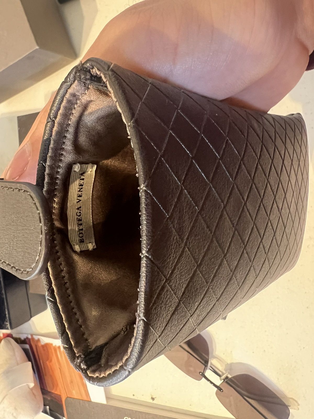 Bottega Veneta Bottega black boxy sunglasses Size ONE SIZE - 9 Thumbnail