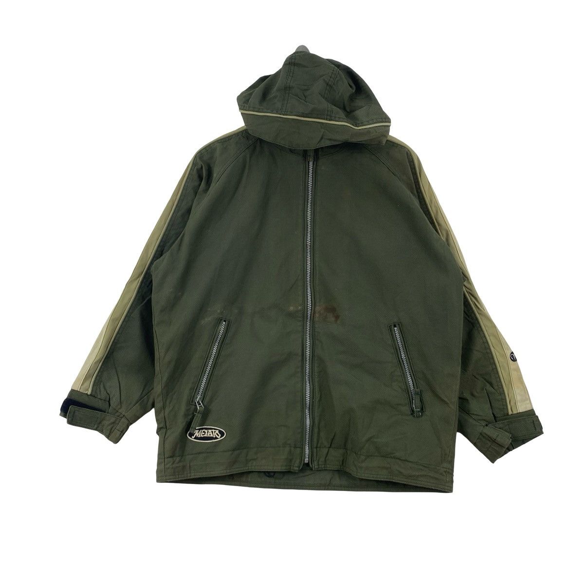 Ellesse Vintage ELLESSE Hooded Jacket Olive Full Zip Fleece Size US S / EU 44-46 / 1 - 1 Thumbnail