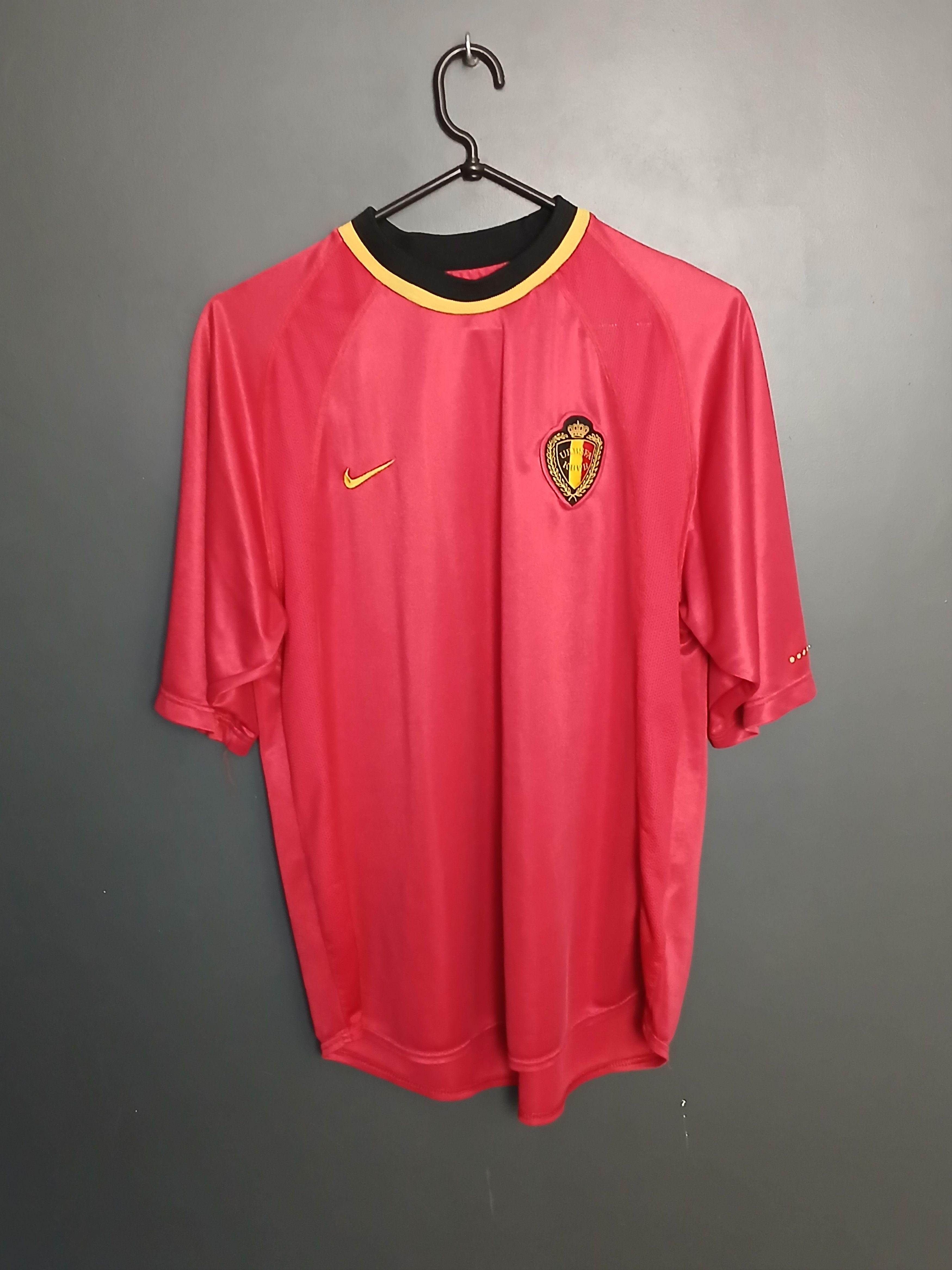 Nike Belgium National Team 2000/2002 Home Football Jersey Size US M / EU 48-50 / 2 - 1 Thumbnail