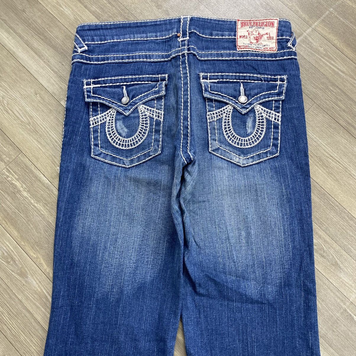 True Religion 2000s True Relligion Billy Super T Lgb Style Flared Jeans Size US 29 - 2 Thumbnail