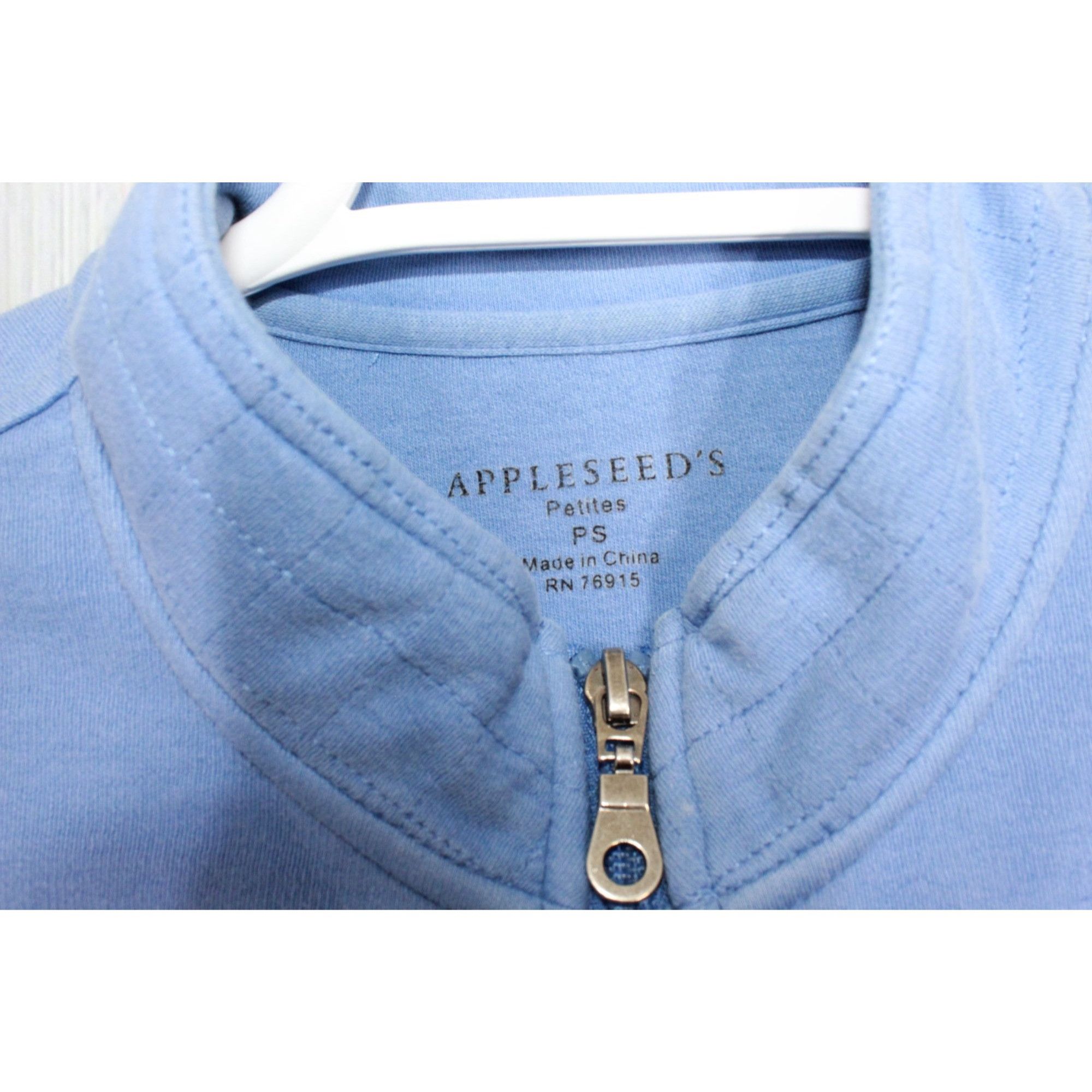 Other Appleseeds Blue Zip Lightweight Jacket Women’s SP Size S / US 4 / IT 40 - 3 Thumbnail