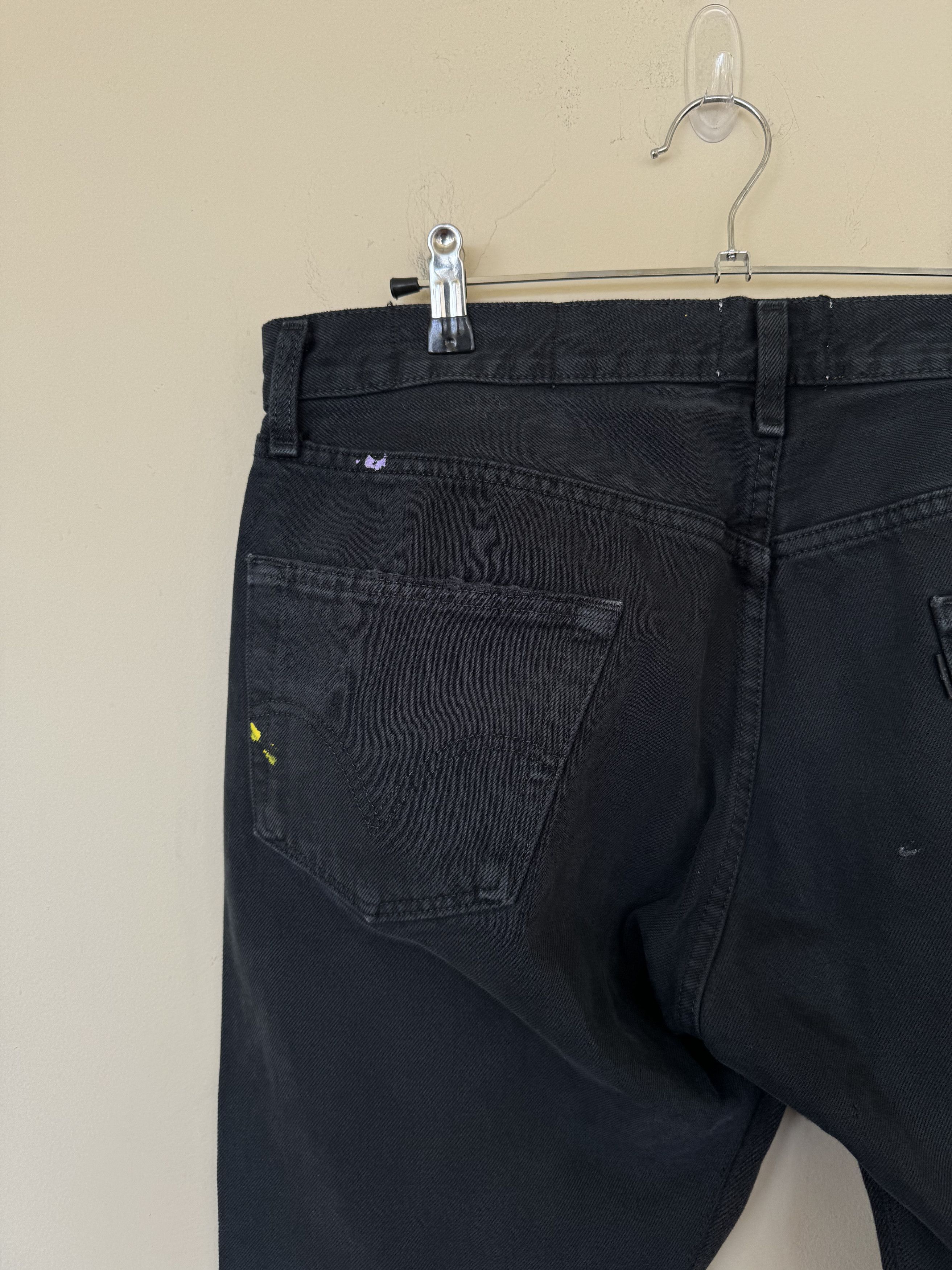 Gallery Dept. 1/1 Black Gallery Dept Flares W G Patches Size US 33 - 12 Thumbnail