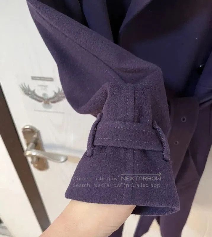 Burberry Burberry Purple Wool Short Coat for Women. Size M / US 6-8 / IT 42-44 - 6 Thumbnail