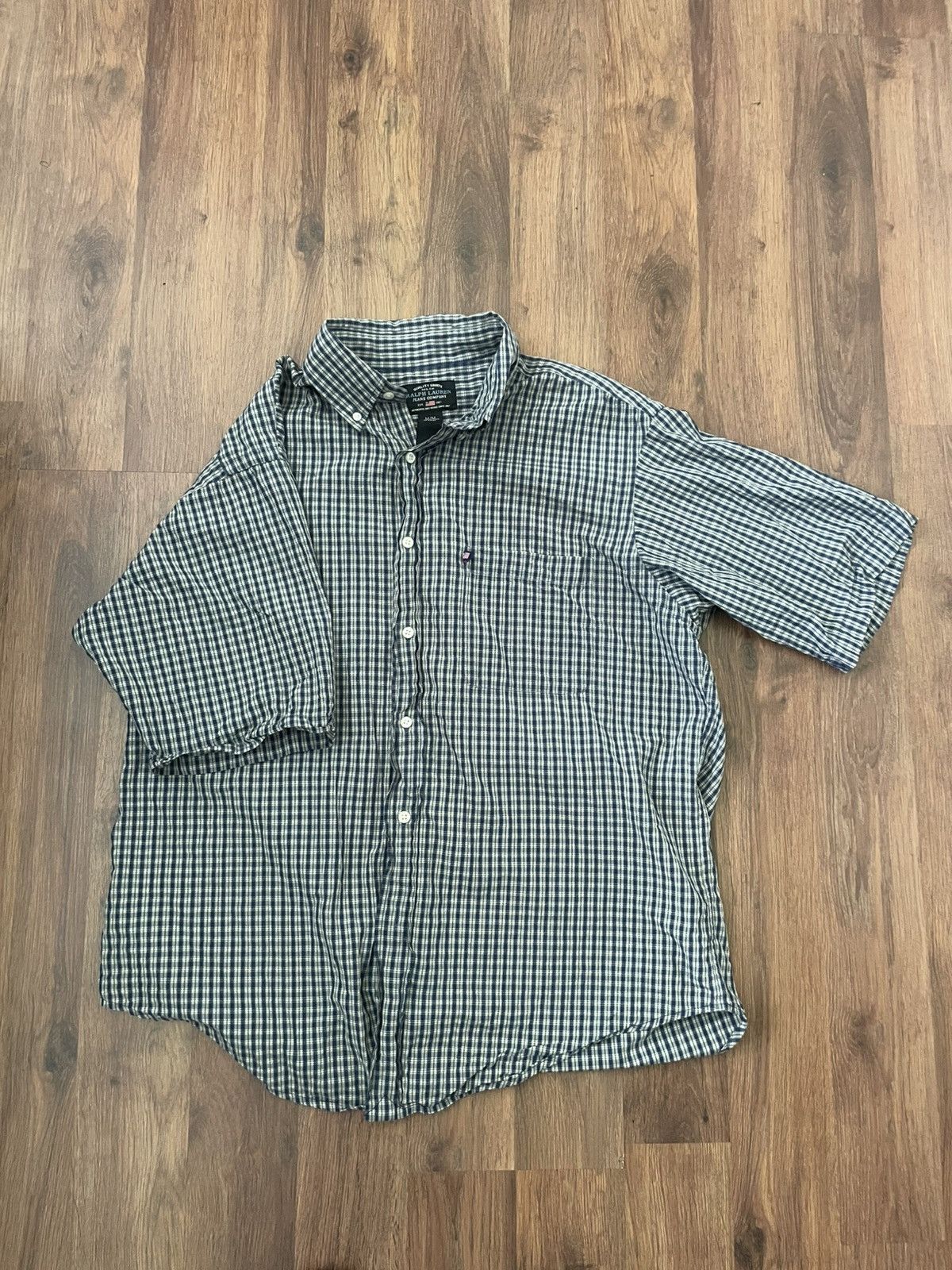 Vintage VTG Plaid Ralph Lauren Jean Tee Size US M / EU 48-50 / 2 - 1 Thumbnail