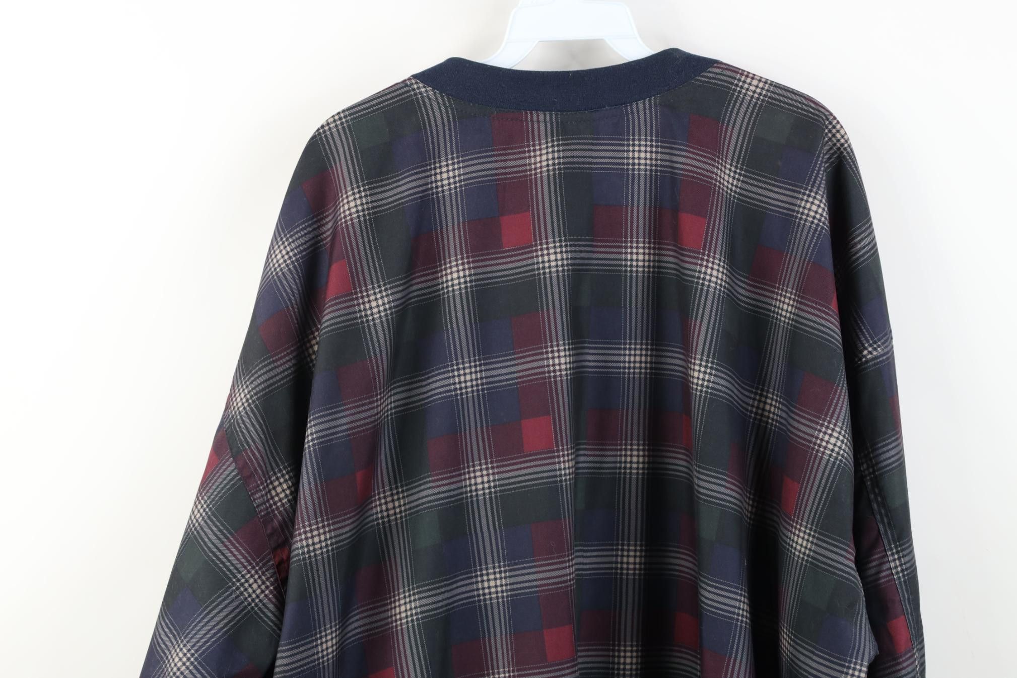Dockers Vintage 90s Dockers Golf Pullover Windbreaker Jacket Plaid Size US XL / EU 56 / 4 - 15 Thumbnail