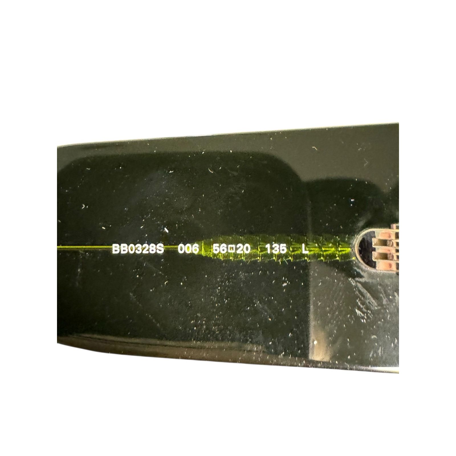 Balenciaga Balenciaga NWT Paper 56MM Rectangular Sunglasses in Green Size ONE SIZE - 11 Thumbnail