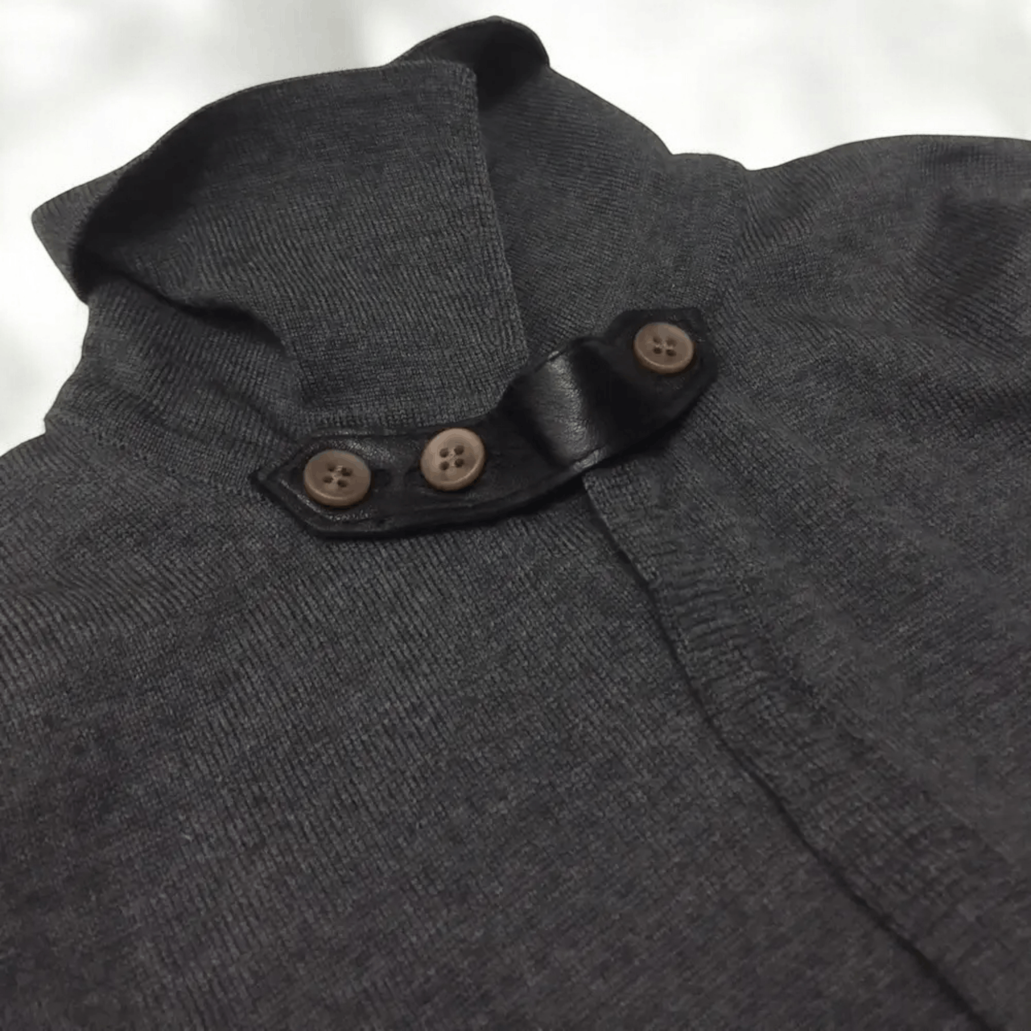 Gaultier Homme Objet gaultier wool long sleeve polo / collared sweater pure wool Size US S / EU 44-46 / 1 - 2 Thumbnail