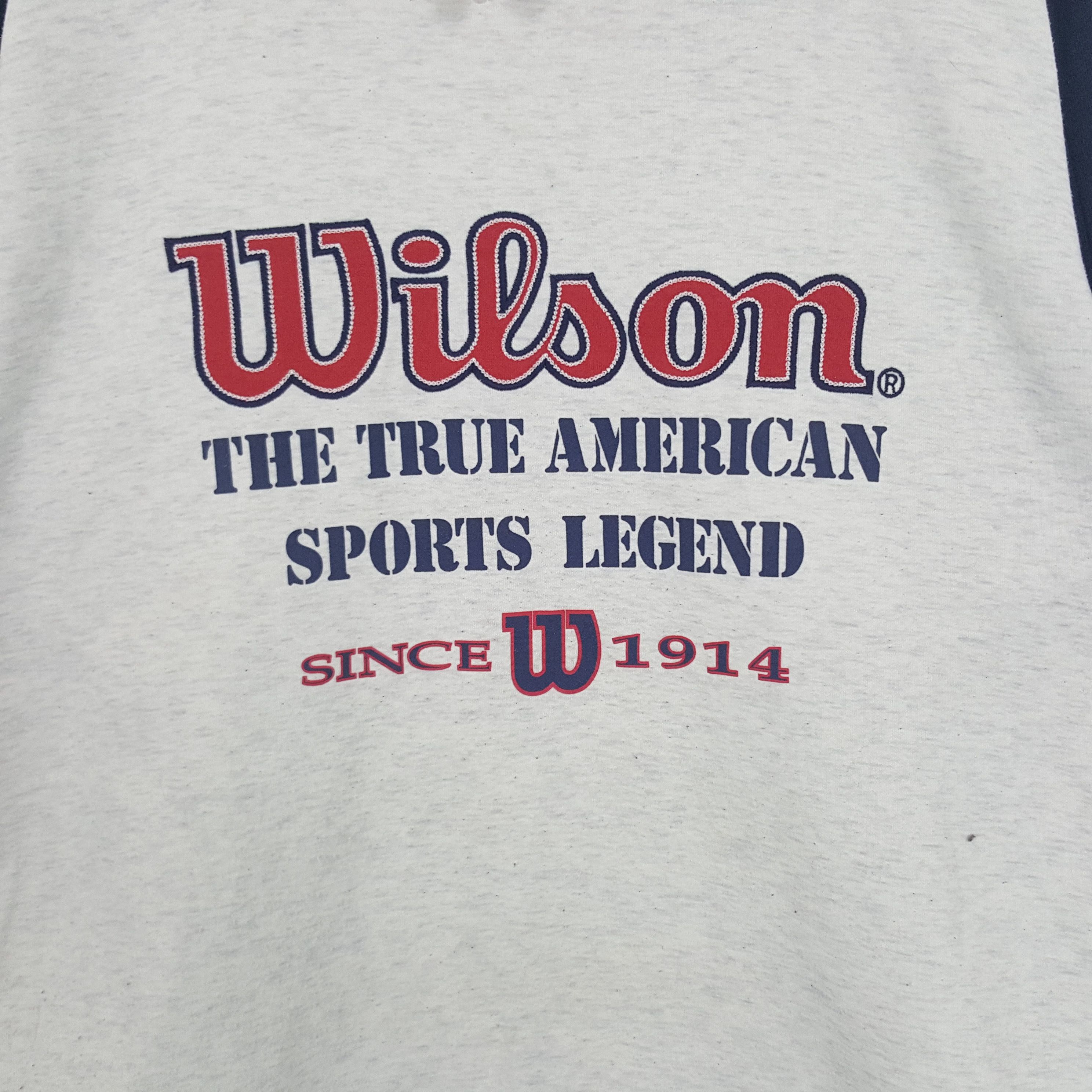 Vintage × Wilson Vintage Wilson Sport Style Sweatshirt Size US L / EU 52-54 / 3 - 2 Thumbnail