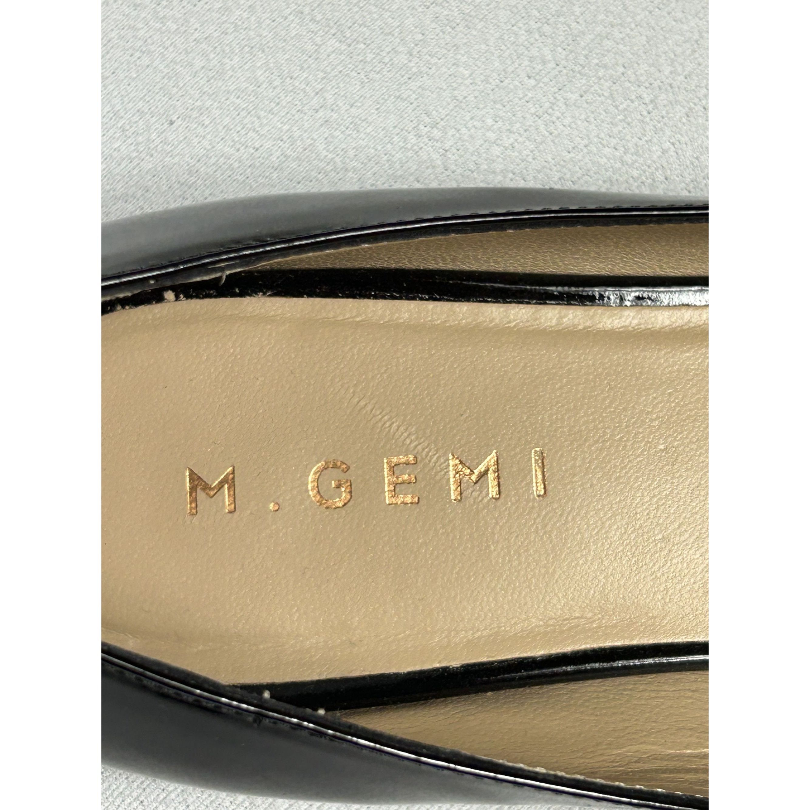 M.Gemi M. Gemi Patent Leather Pointed Toe Bow Flat in Black - Sz 40 Size US 10 / IT 40 - 6 Thumbnail