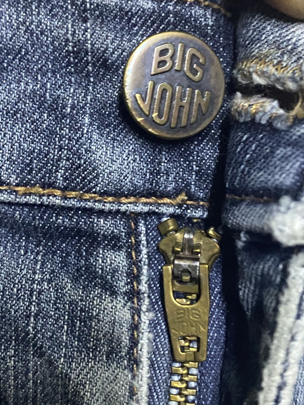 Big John Vintage Big John Japan Grunge Distressed Repair Jeans Size US 30 / EU 46 - 13 Thumbnail