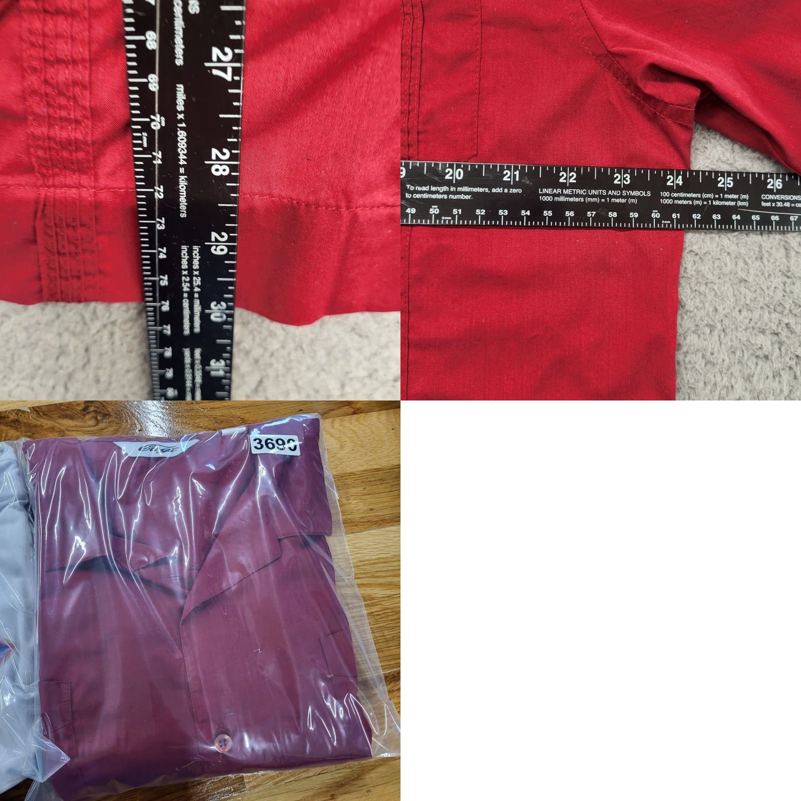 Vintage CUGI Guayabera Shirt Mens XL Red Embroidered Pockets Button-Up Bartender Cigar Beach Classic Vintage No Size US XL / EU 56 / 4 - 9 Thumbnail