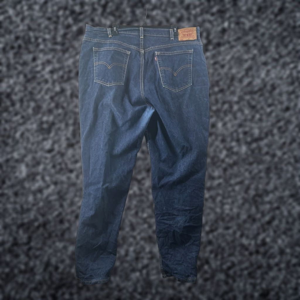 Levi's VINTAGE Levi's 550 Jeans Womens Relaxed Tapered 40x31 Blue Denim 90s Classic USA 100% Cotton Size 32" / US 10 / IT 46 - 1 Thumbnail