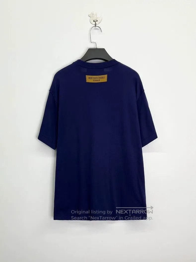 Louis Vuitton Louis Vuitton Blue embroidered embossed monogram logo knit Size US M / EU 48-50 / 2 - 2 Thumbnail