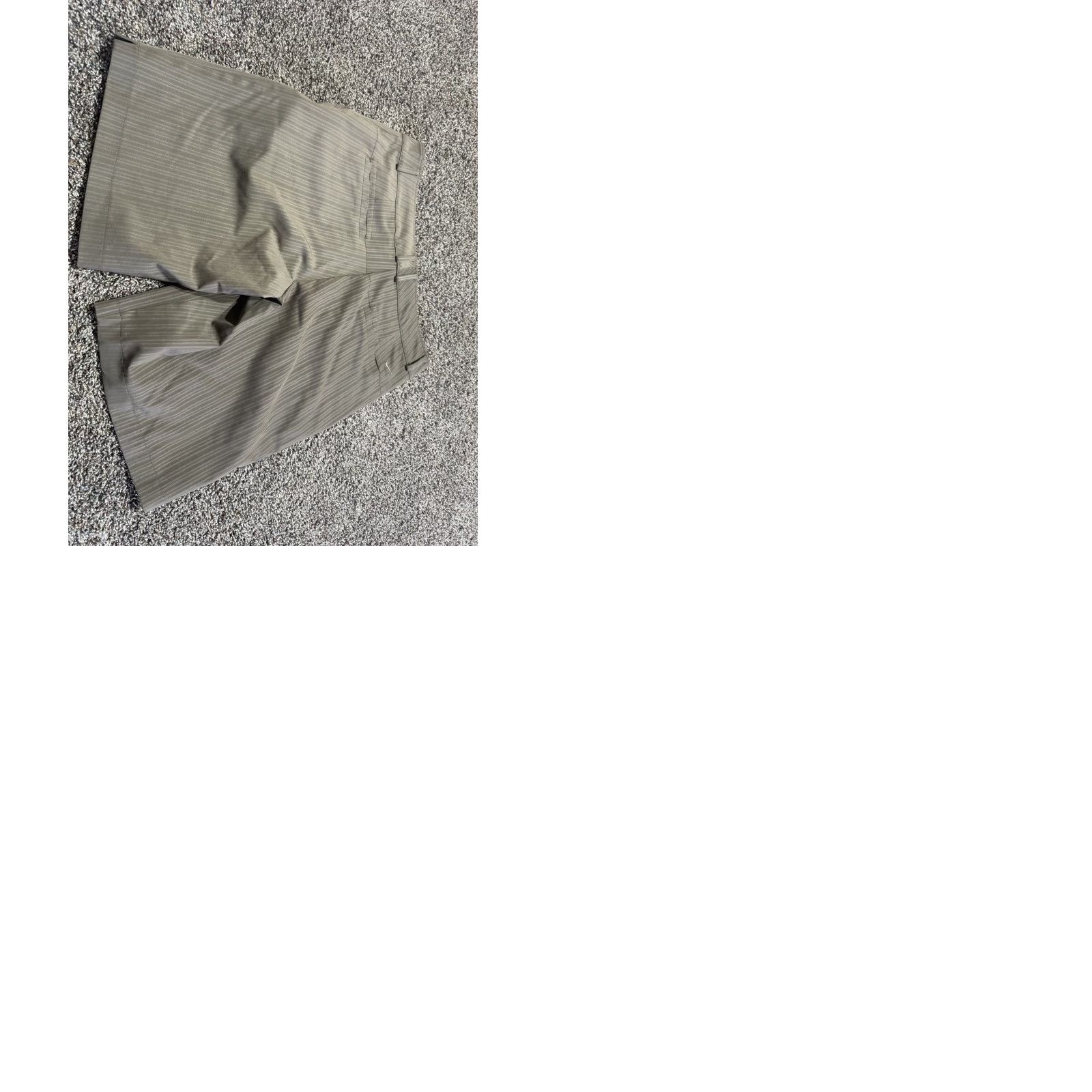 Nike Nike Gold Brown Striped Women's Golf Shorts Size 8 Regular Fast Dry Polyester Flex 32X11 Inseam 11 in Logo Pocket Chino Casual Summer Spring Mens? Size 30" / US 8 / IT 44 - 9 Thumbnail